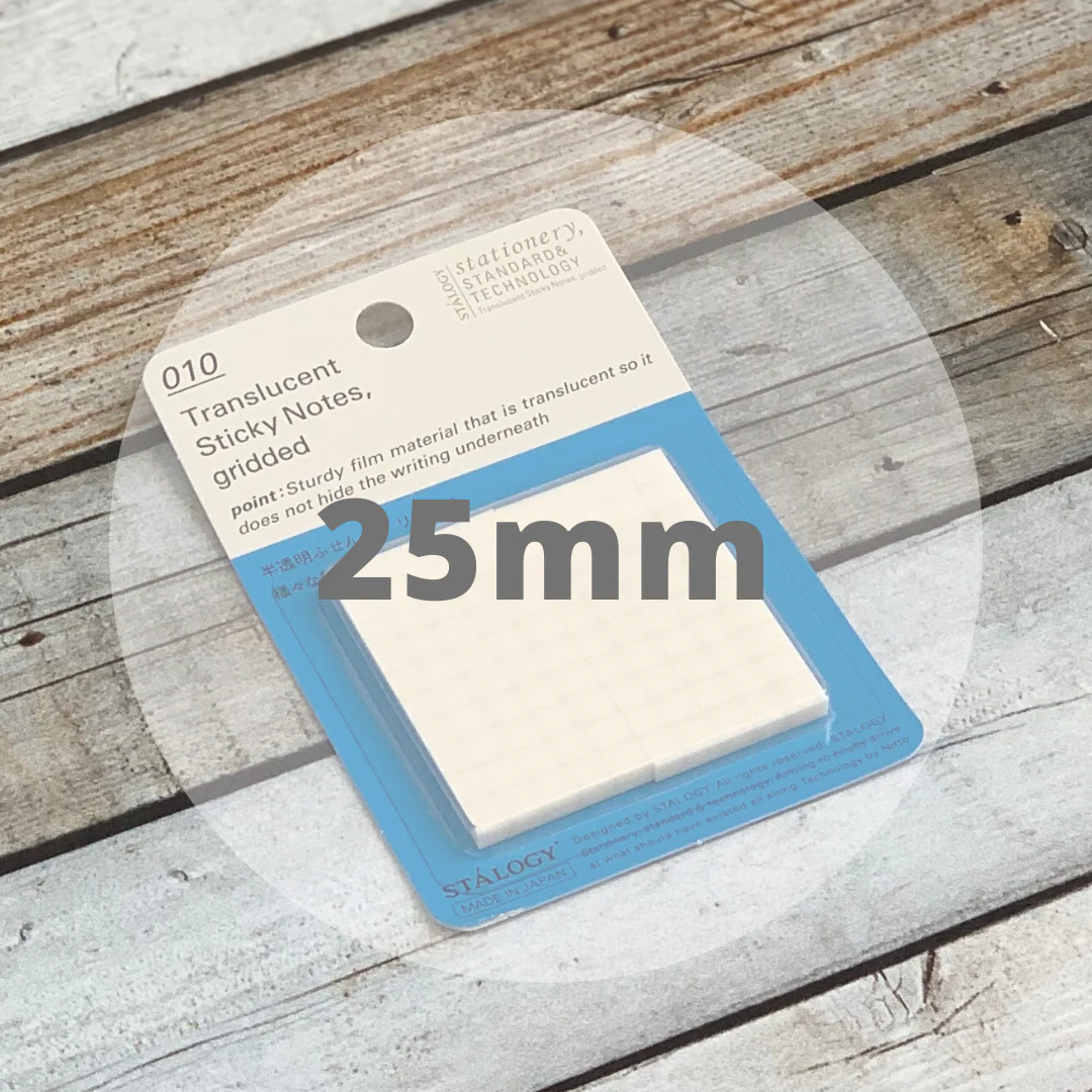 [Stalogy] 25mm Translucent Sticky Notes - Image 4