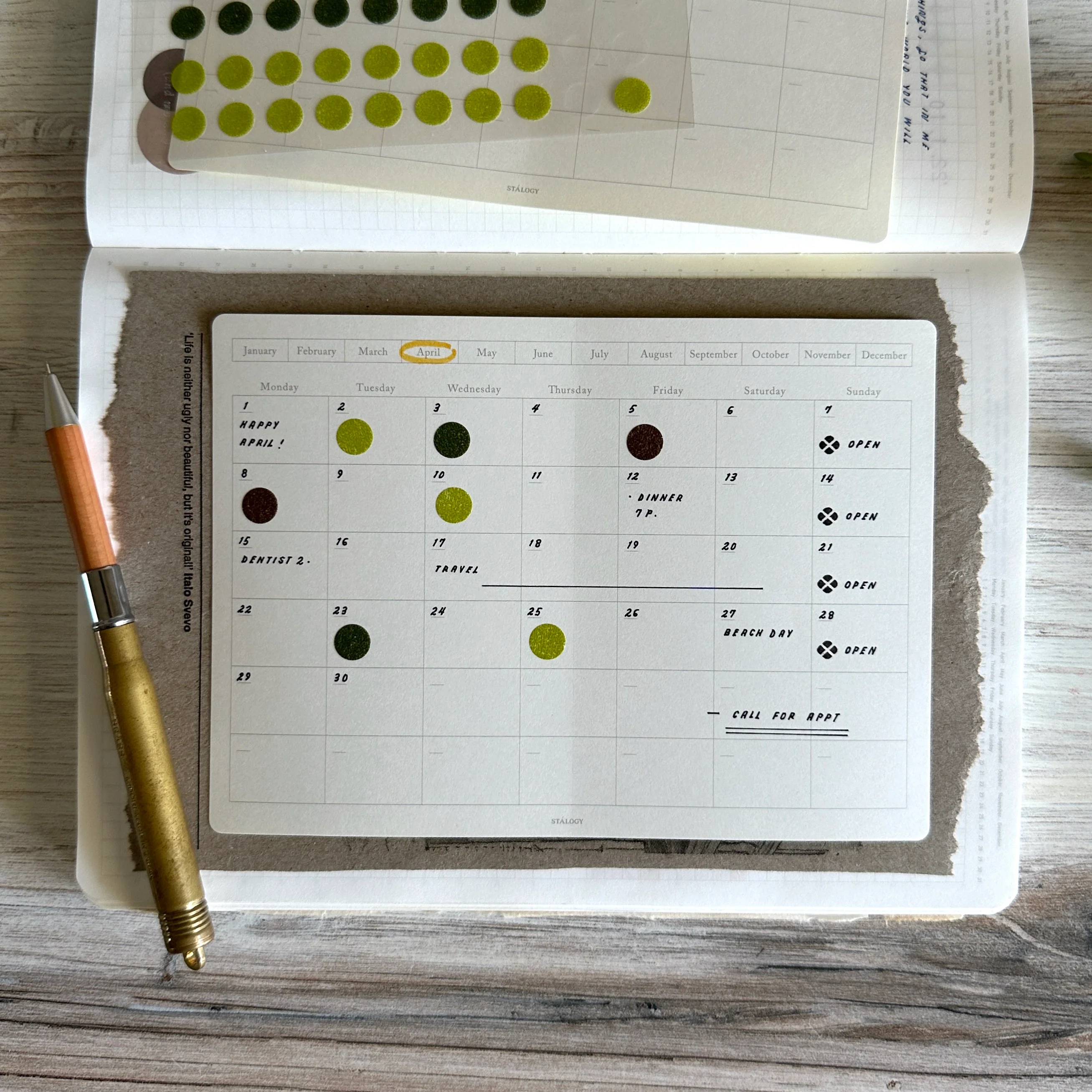 [Stalogy Sticker] Monthly Calendar - Image 4
