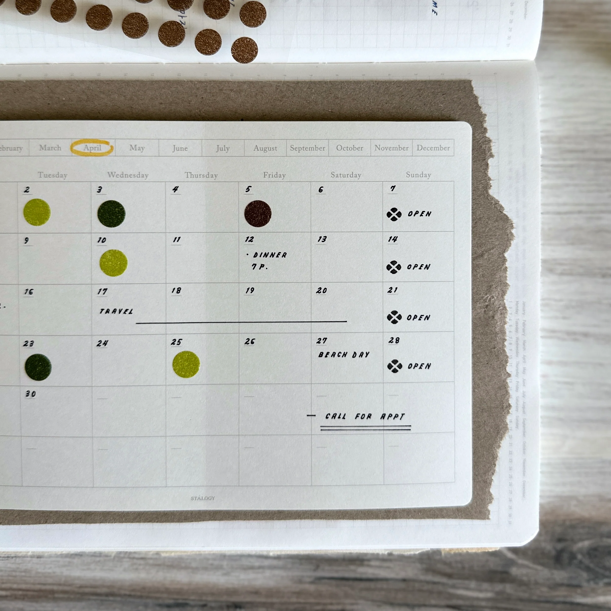 [Stalogy Sticker] Monthly Calendar - Image 7
