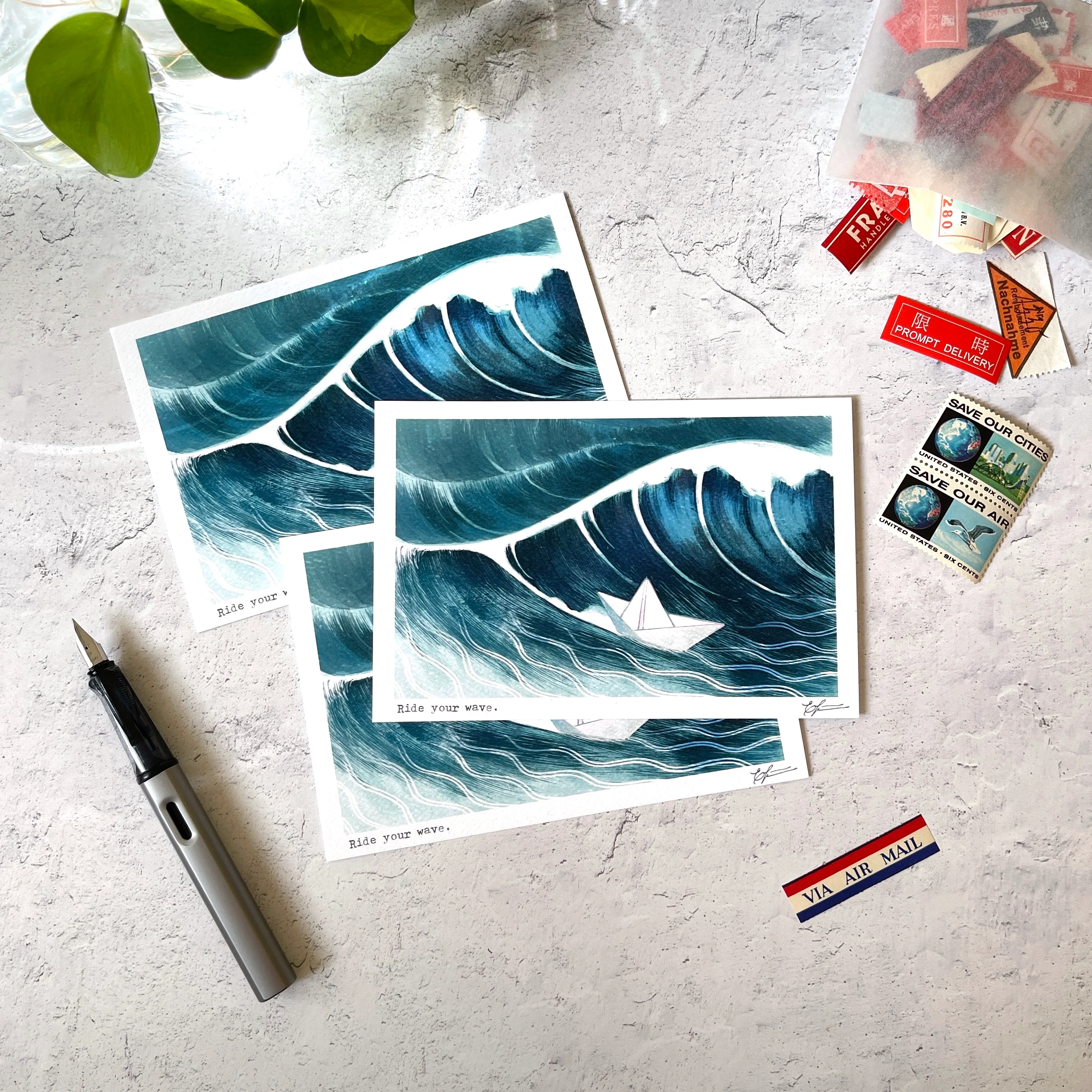 [BK Original Postcard] Ride Your Wave - Image 3