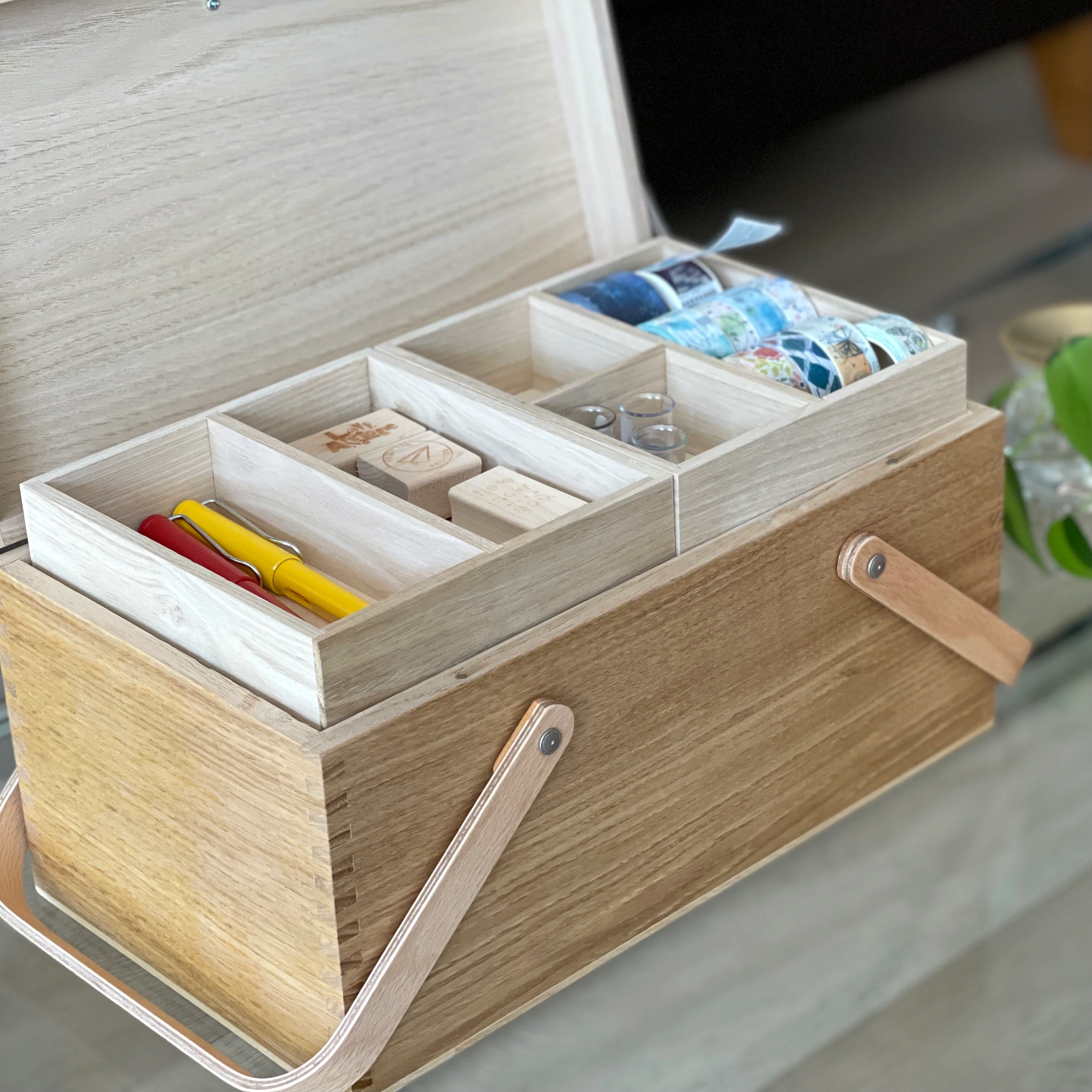 [Classiky] Chestnut Sewing Box - Image 20