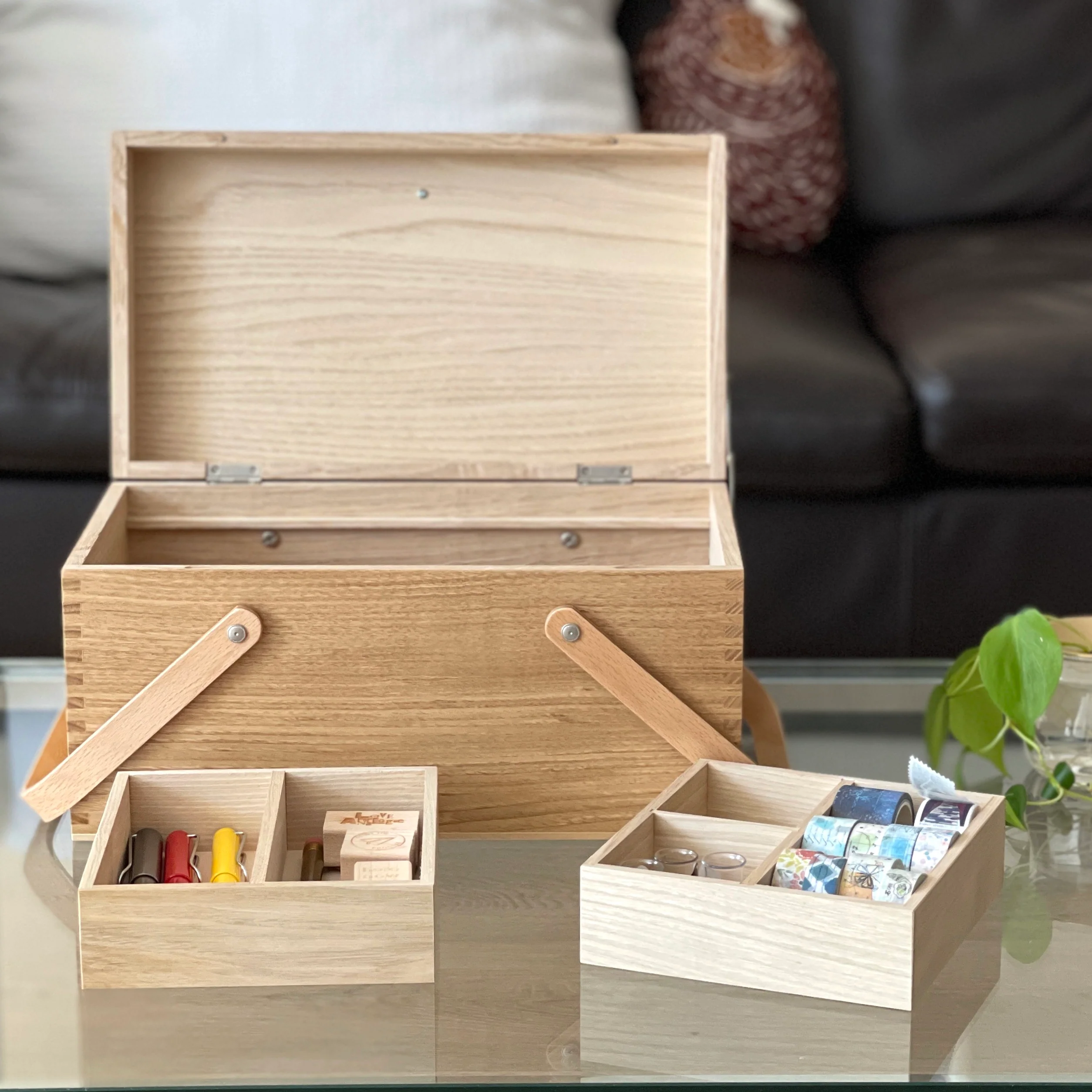 [Classiky] Chestnut Sewing Box - Image 26