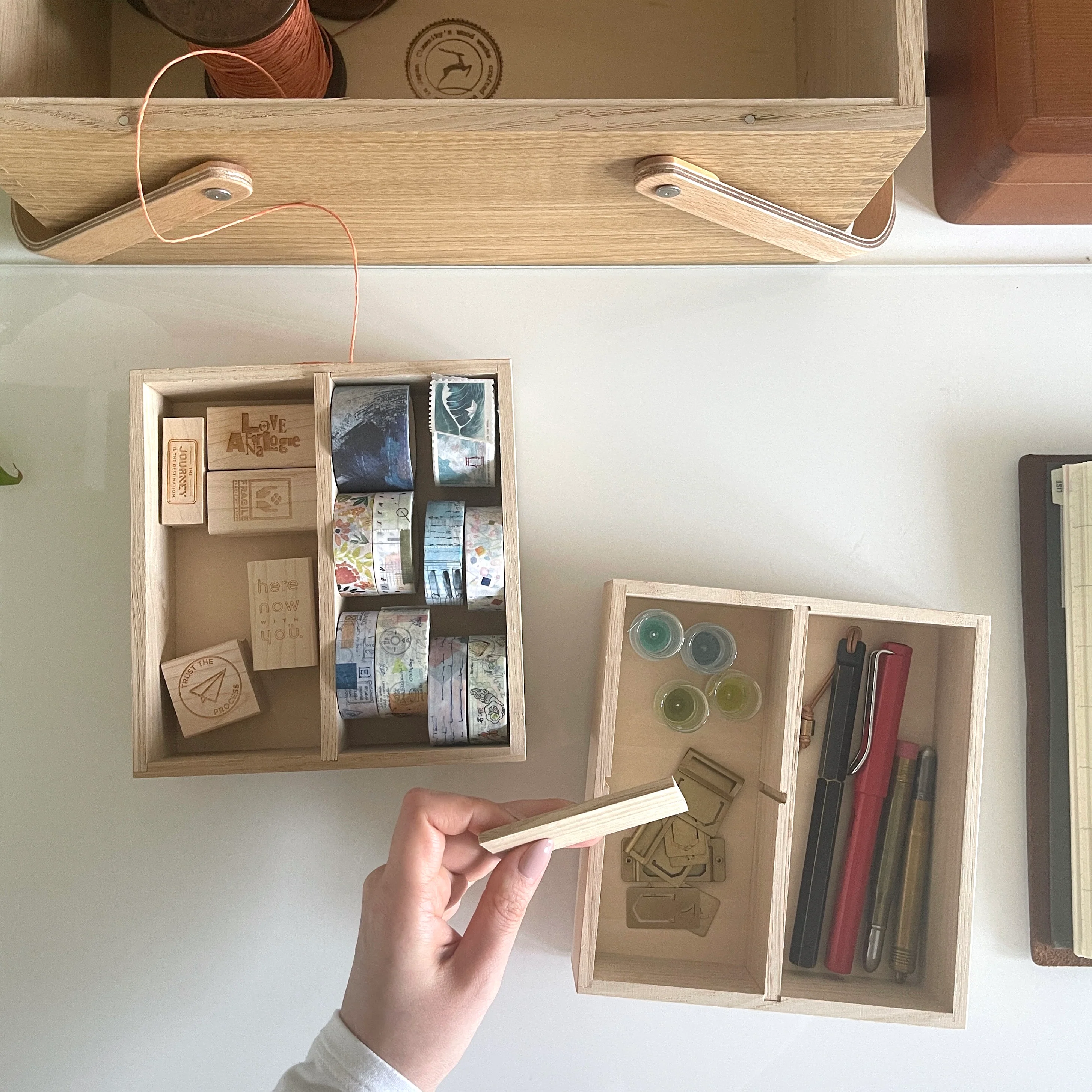 [Classiky] Chestnut Sewing Box - Image 8