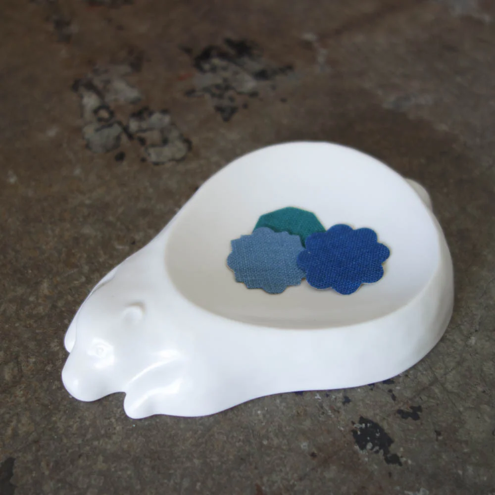 [Classiky] Porcelain Mini Dish // Bear (Brown) - Image 9