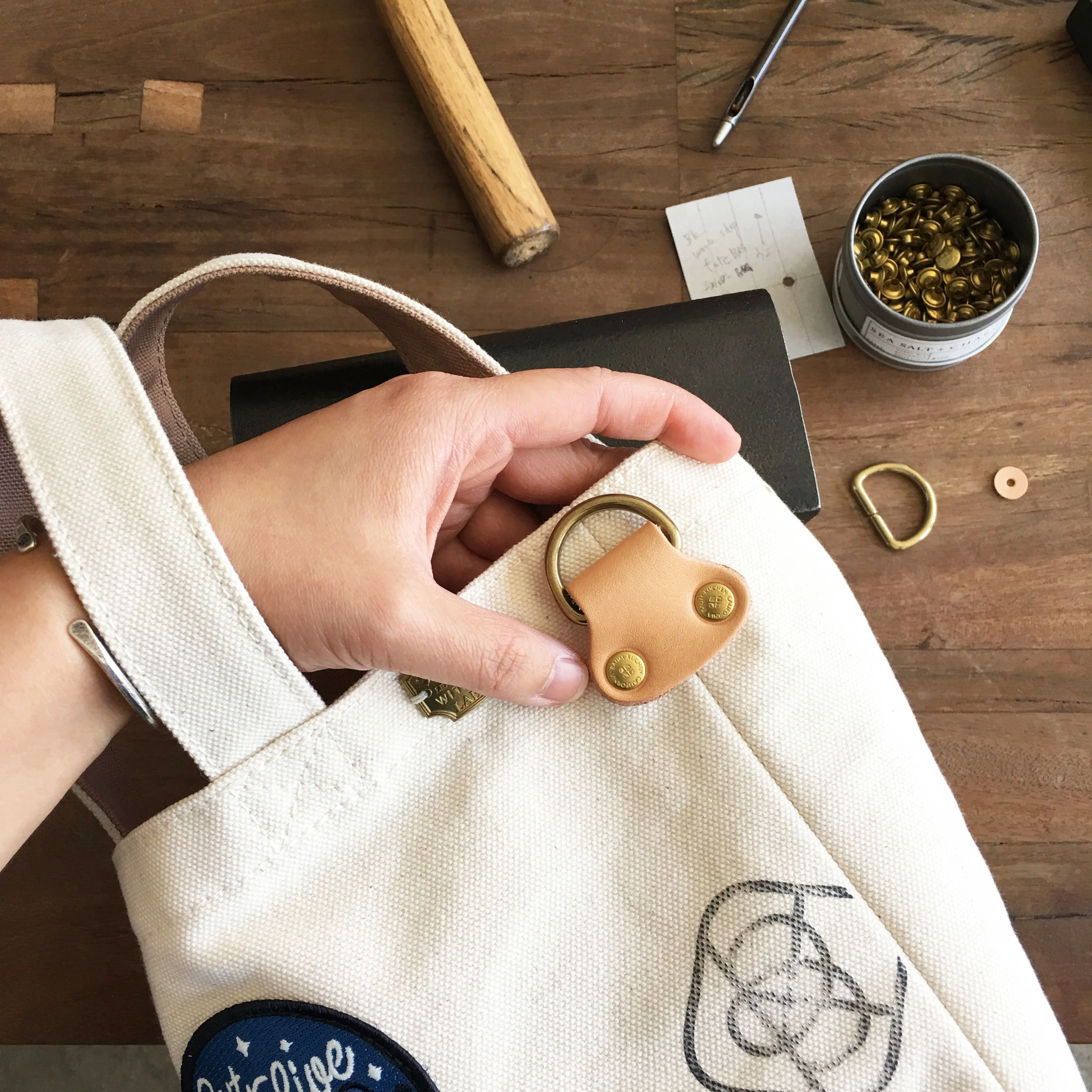 [TY Service] D-Ring Attachment (Petite Tote)