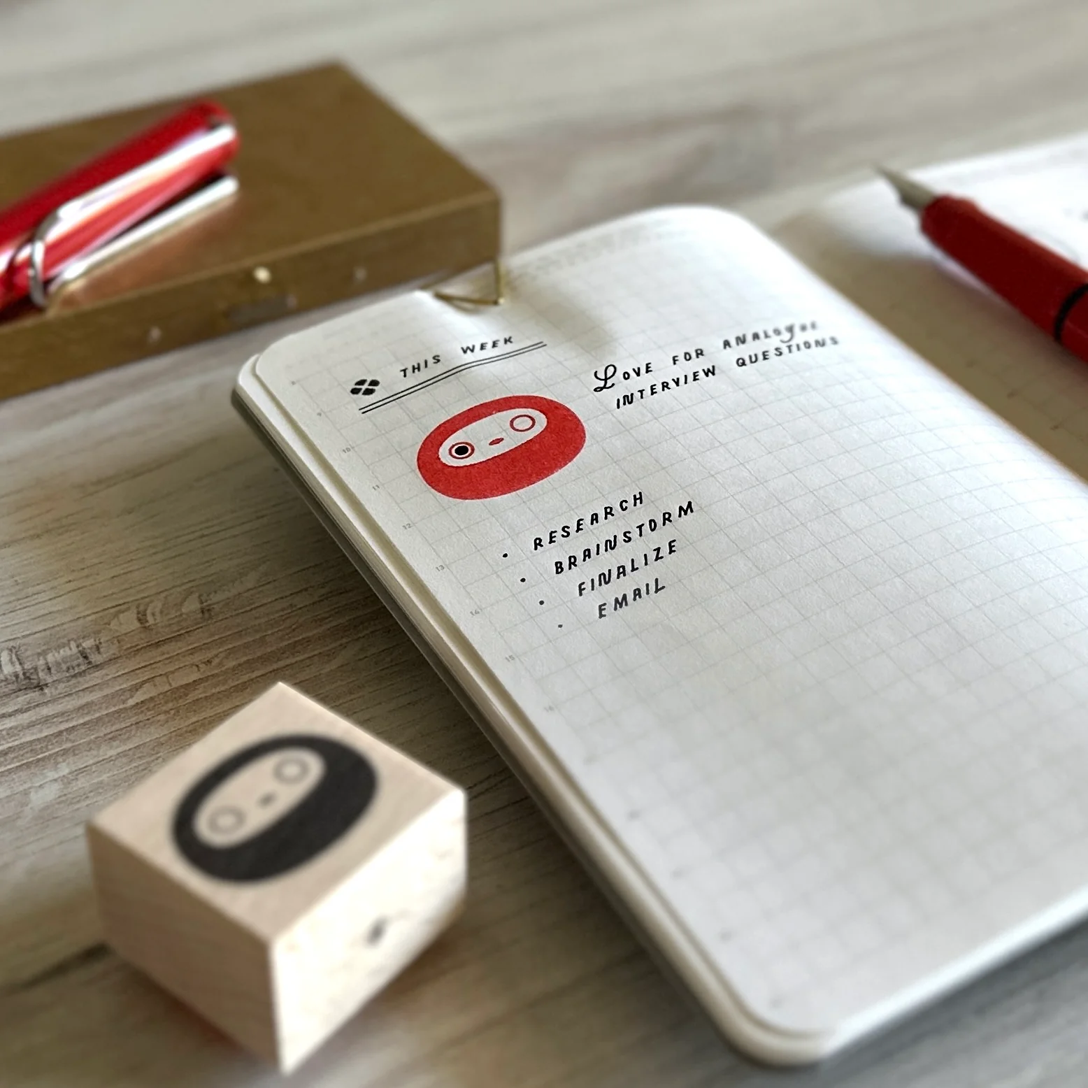 [BK Original Stamp] DARUMA "make it happen" - Image 4