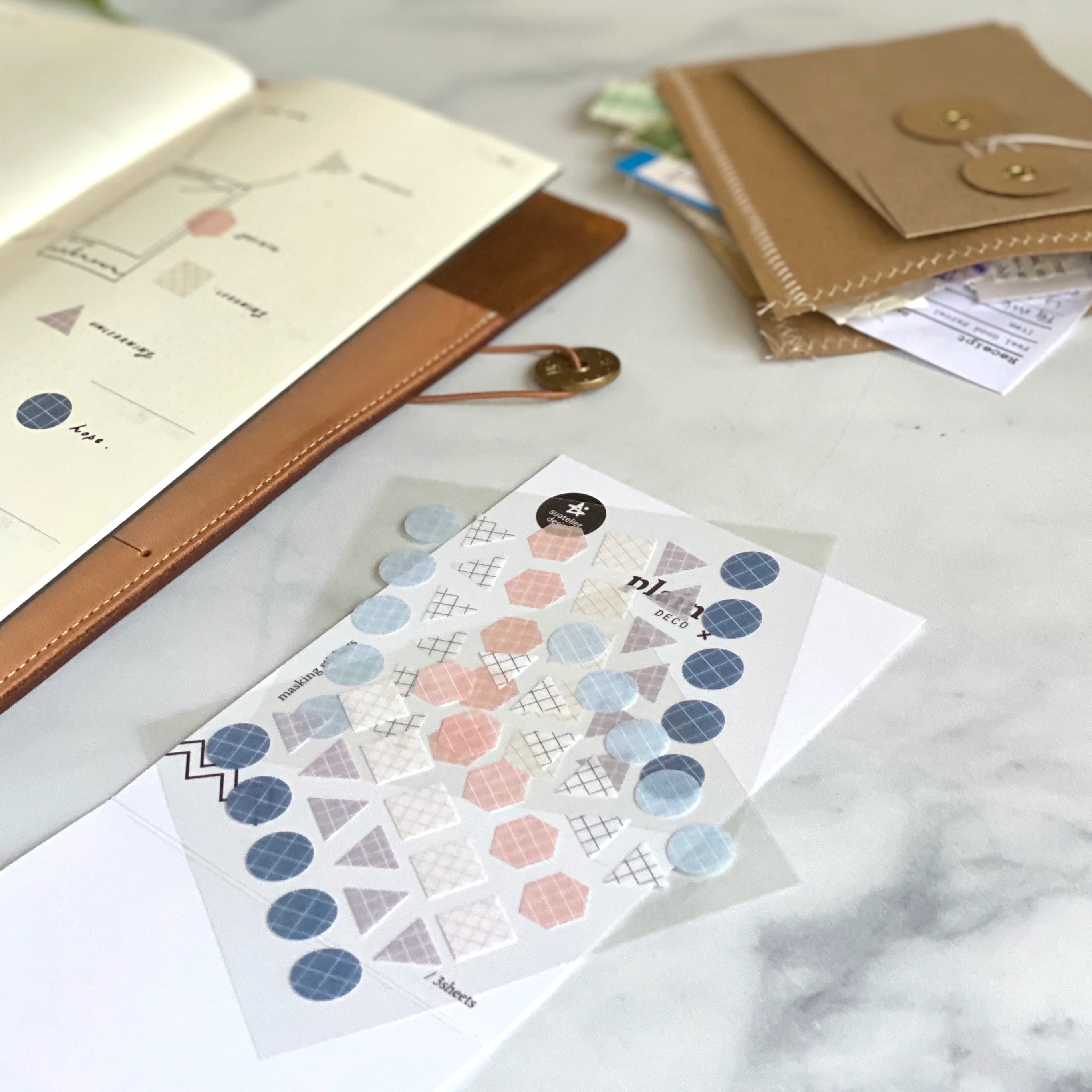 [Suatelier Stickers] plain.07 geometric - Image 3