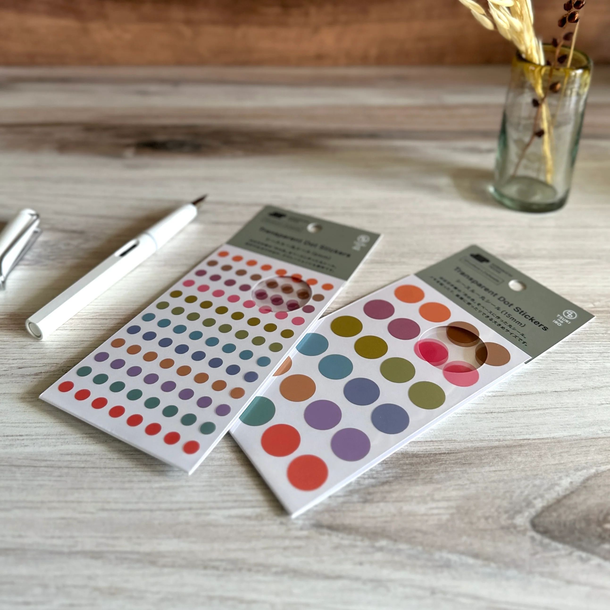 [Hobonichi] TSUKI no IRO: Transparent Dot Stickers - Image 10