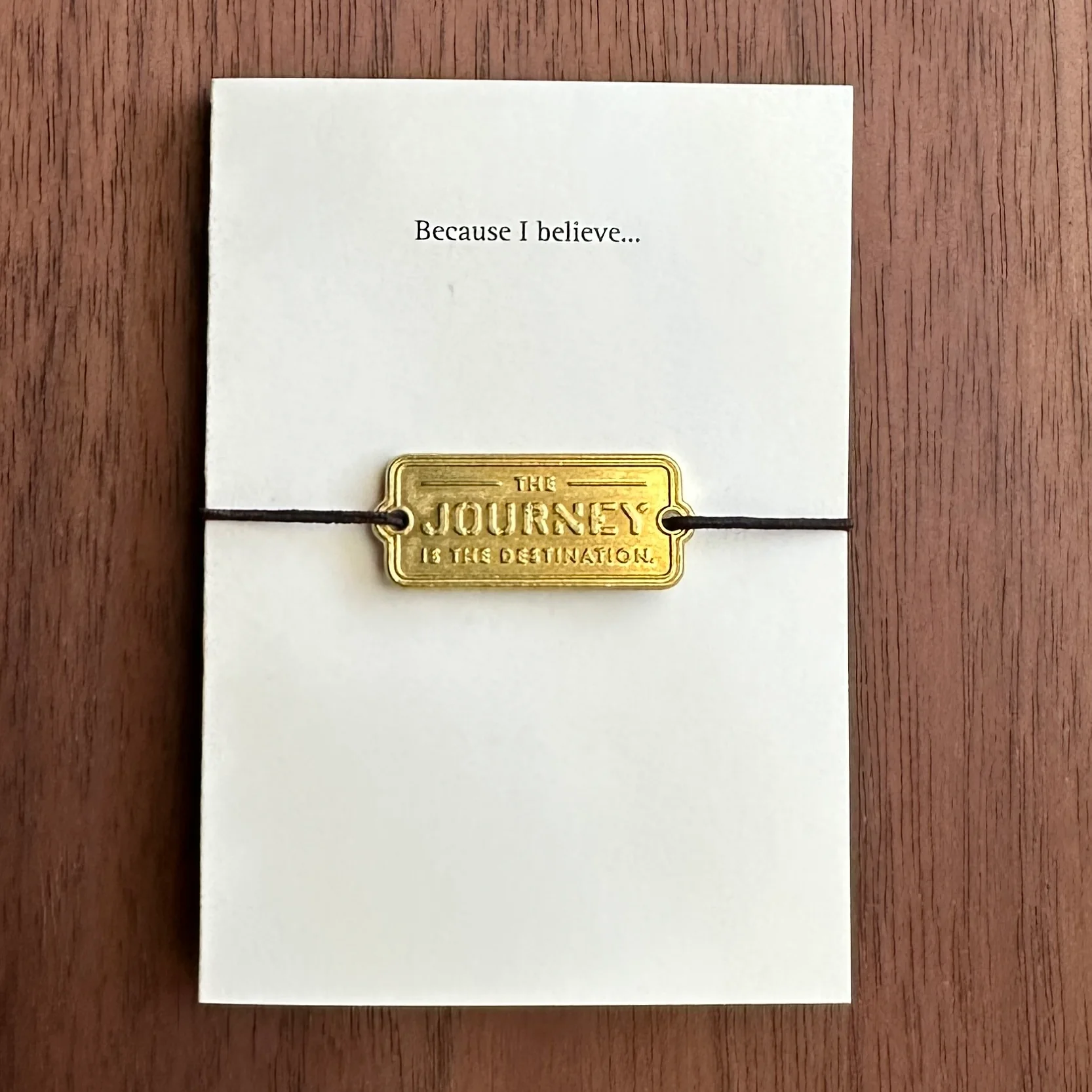 [BK Original Brass Plate] Journey is the destination - Image 10