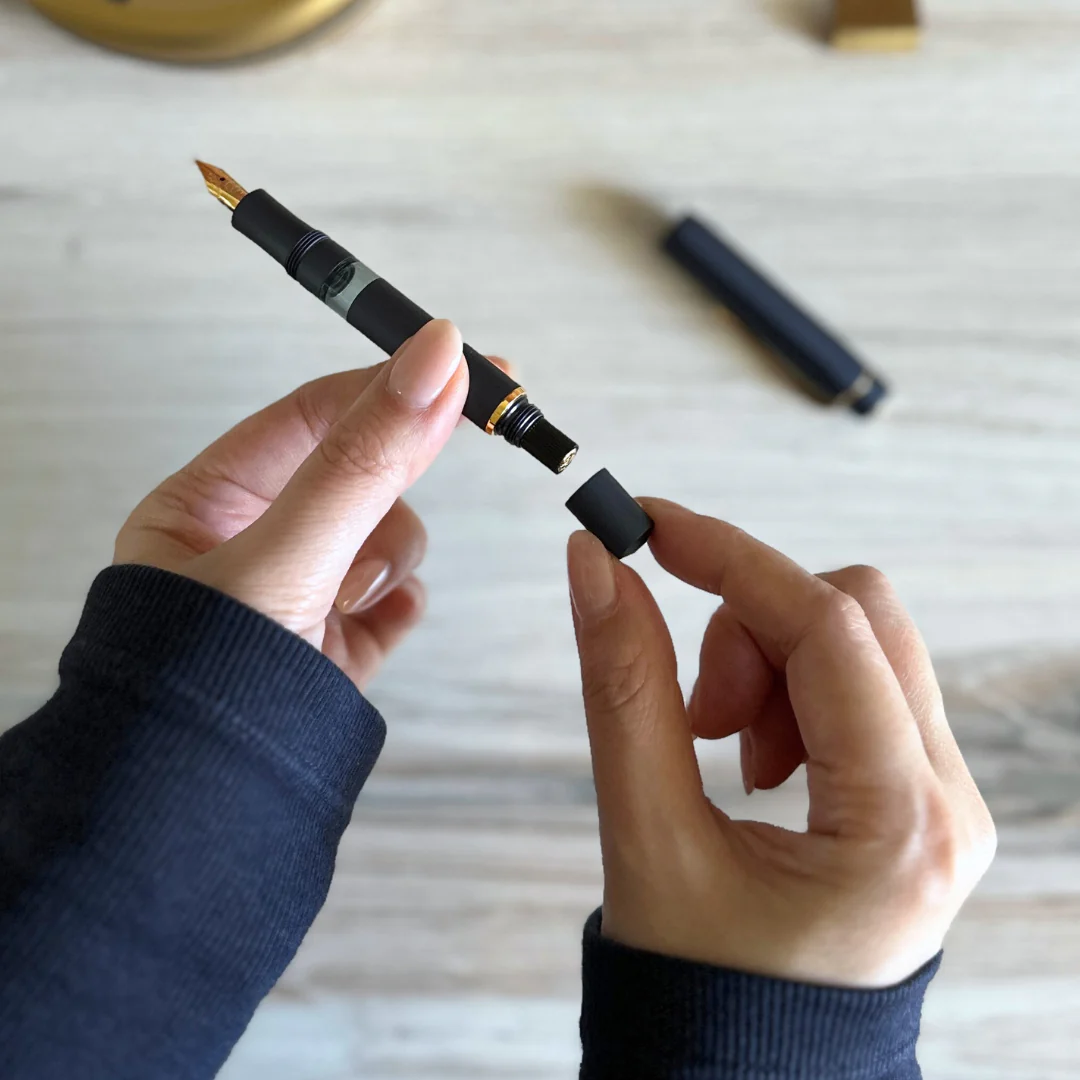 [Kaweco] AL Sport Piston Solo Fountain Pen // Navy - Image 13