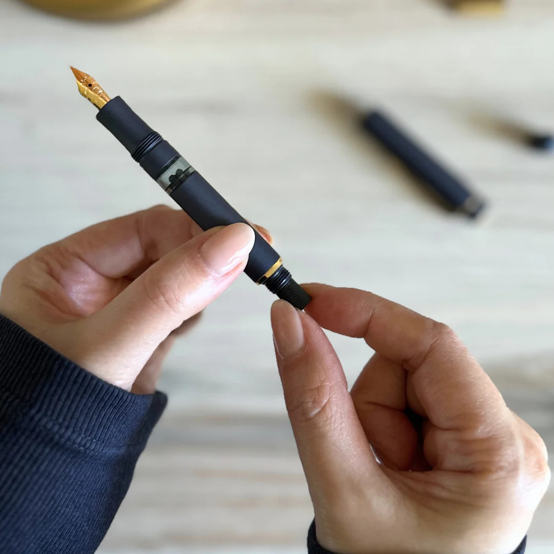 [Kaweco] AL Sport Piston Solo Fountain Pen // Navy - Image 15