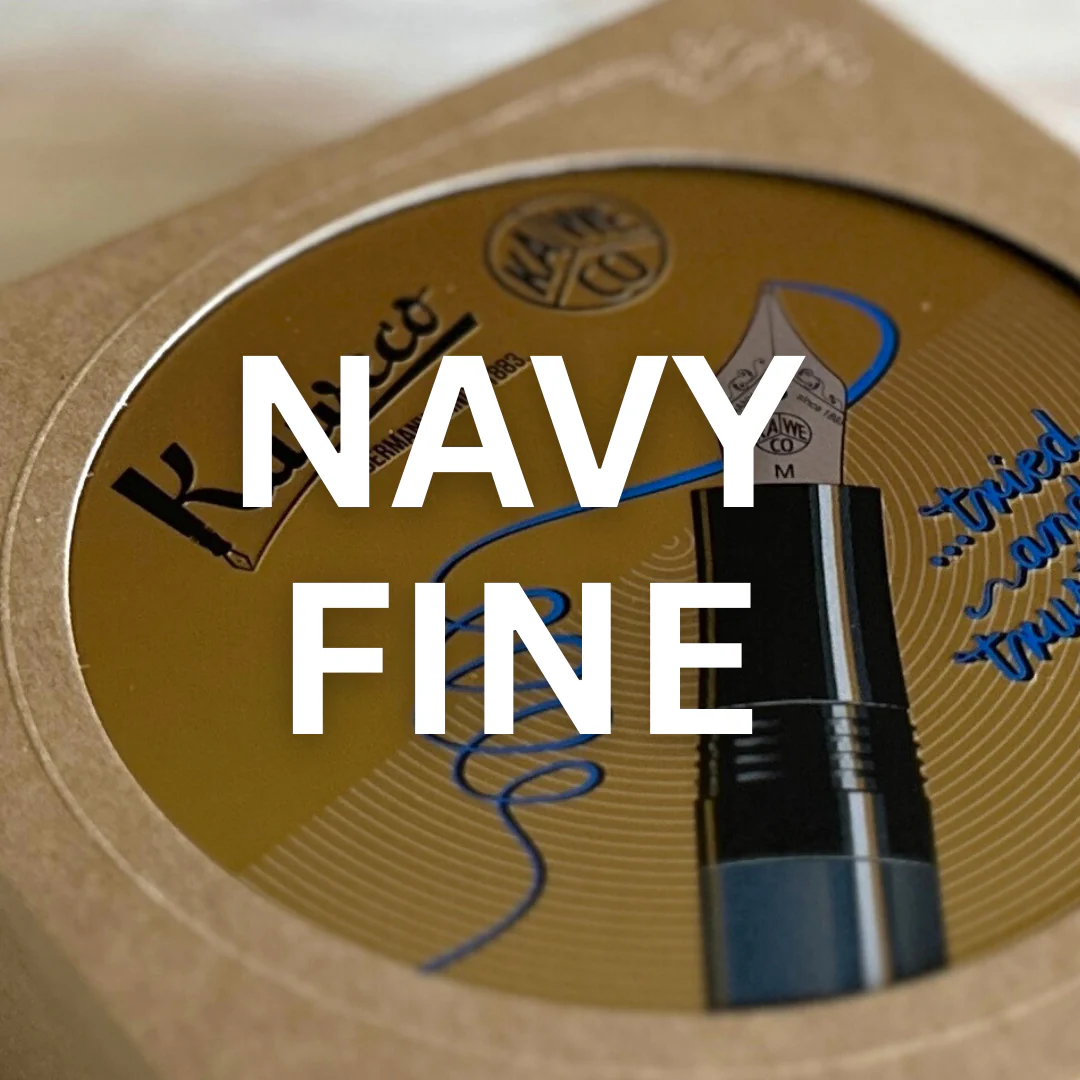 [Kaweco] AL Sport Piston Solo Fountain Pen // Navy - Image 19