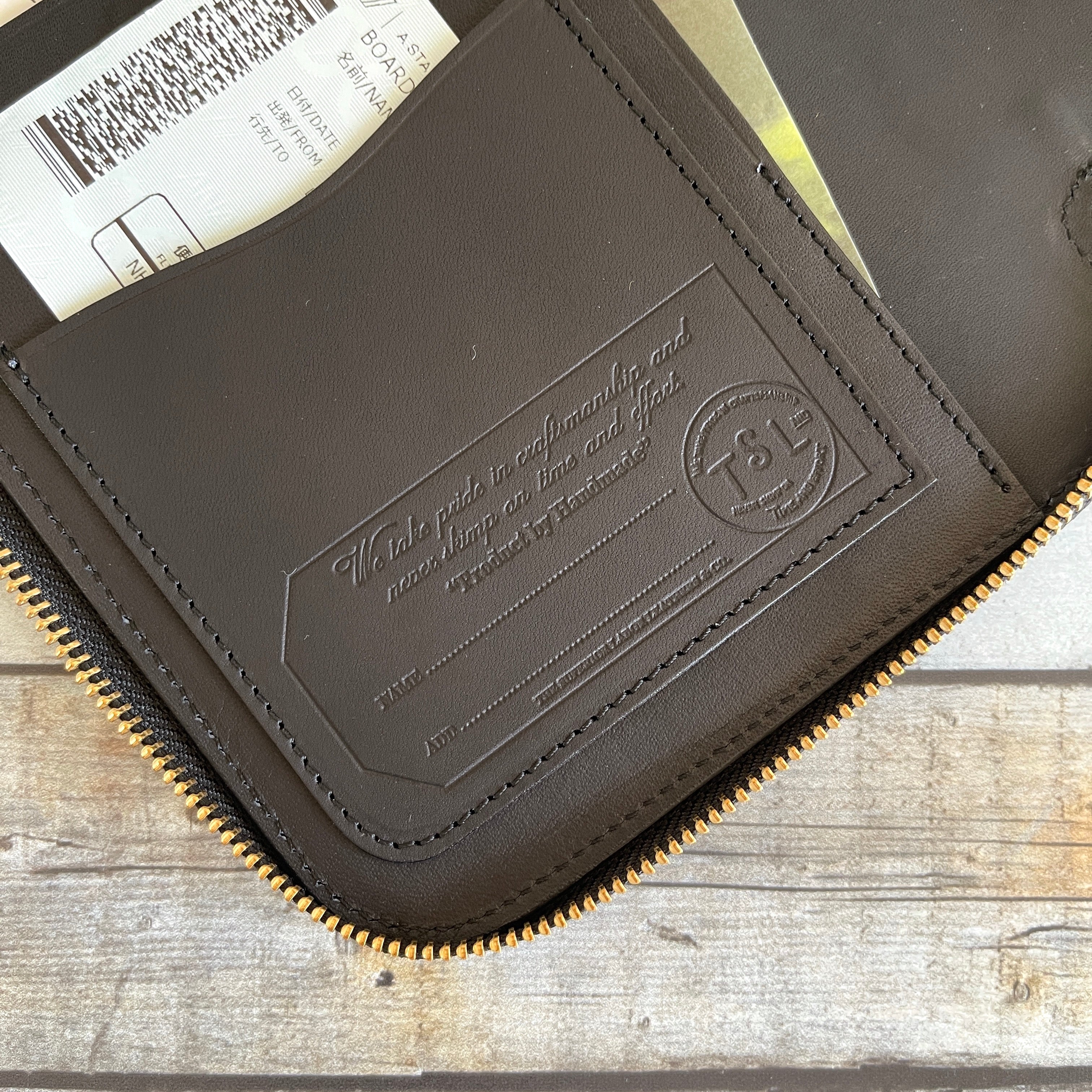 [TSL] Kurozan Leather Zip Organizer // Black - Image 7
