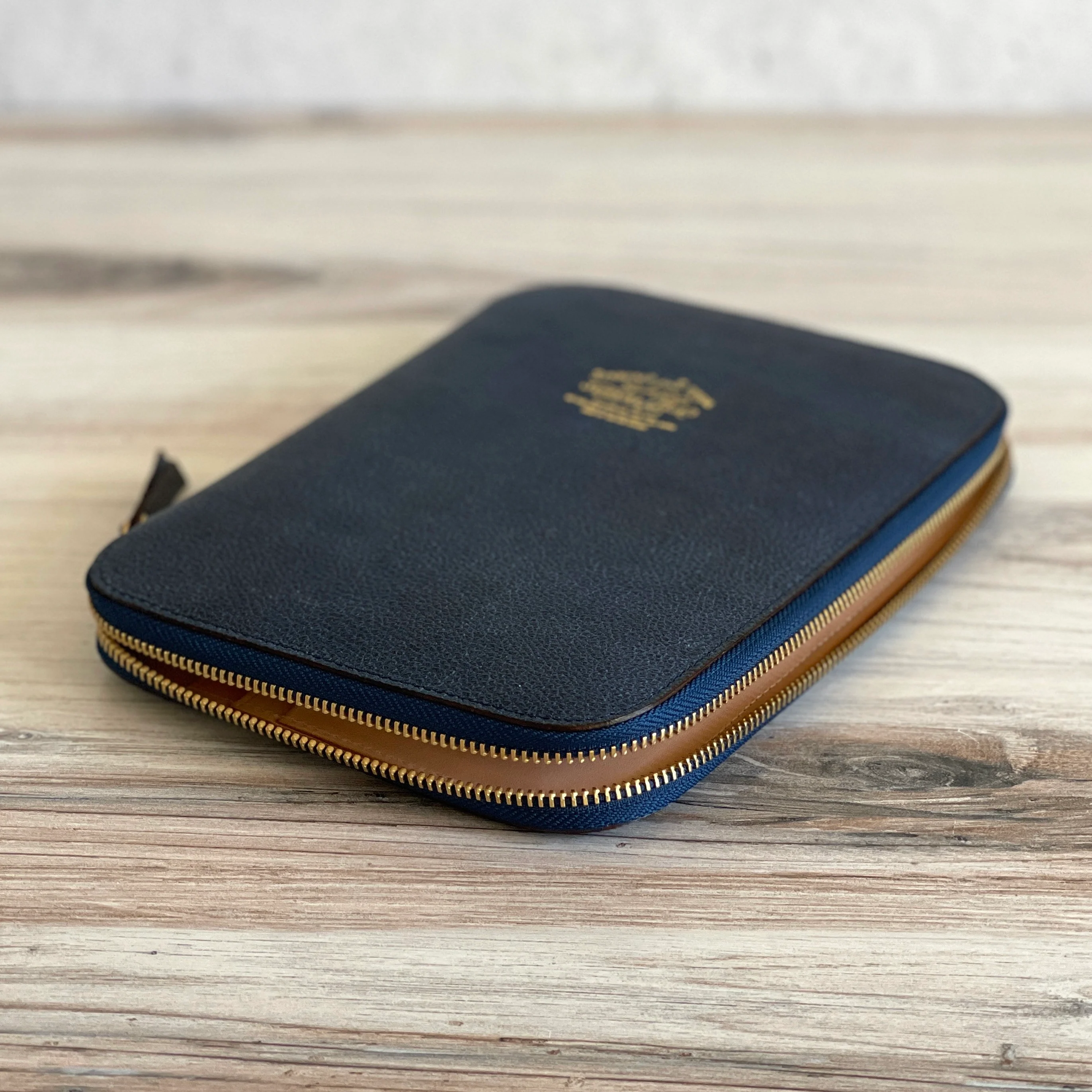 [TSL] Kurozan Leather Zip Organizer // Indigo - Image 3