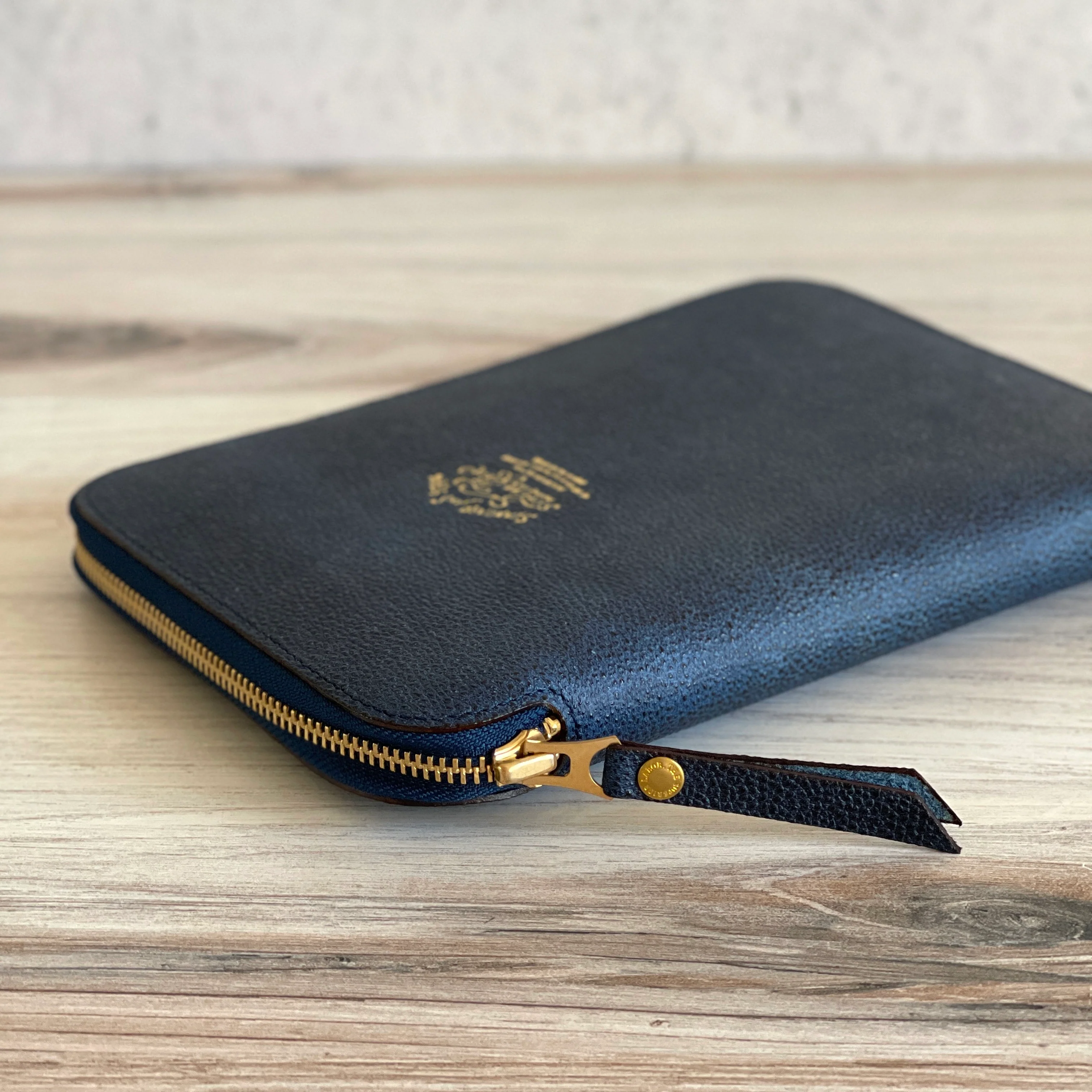 [TSL] Kurozan Leather Zip Organizer // Indigo - Image 8