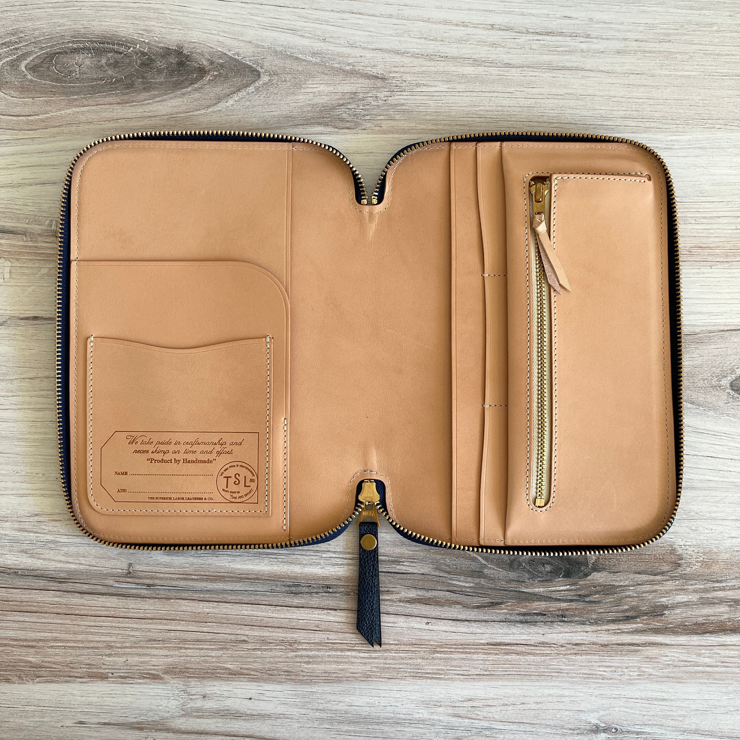[TSL] Kurozan Leather Zip Organizer // Indigo - Image 9