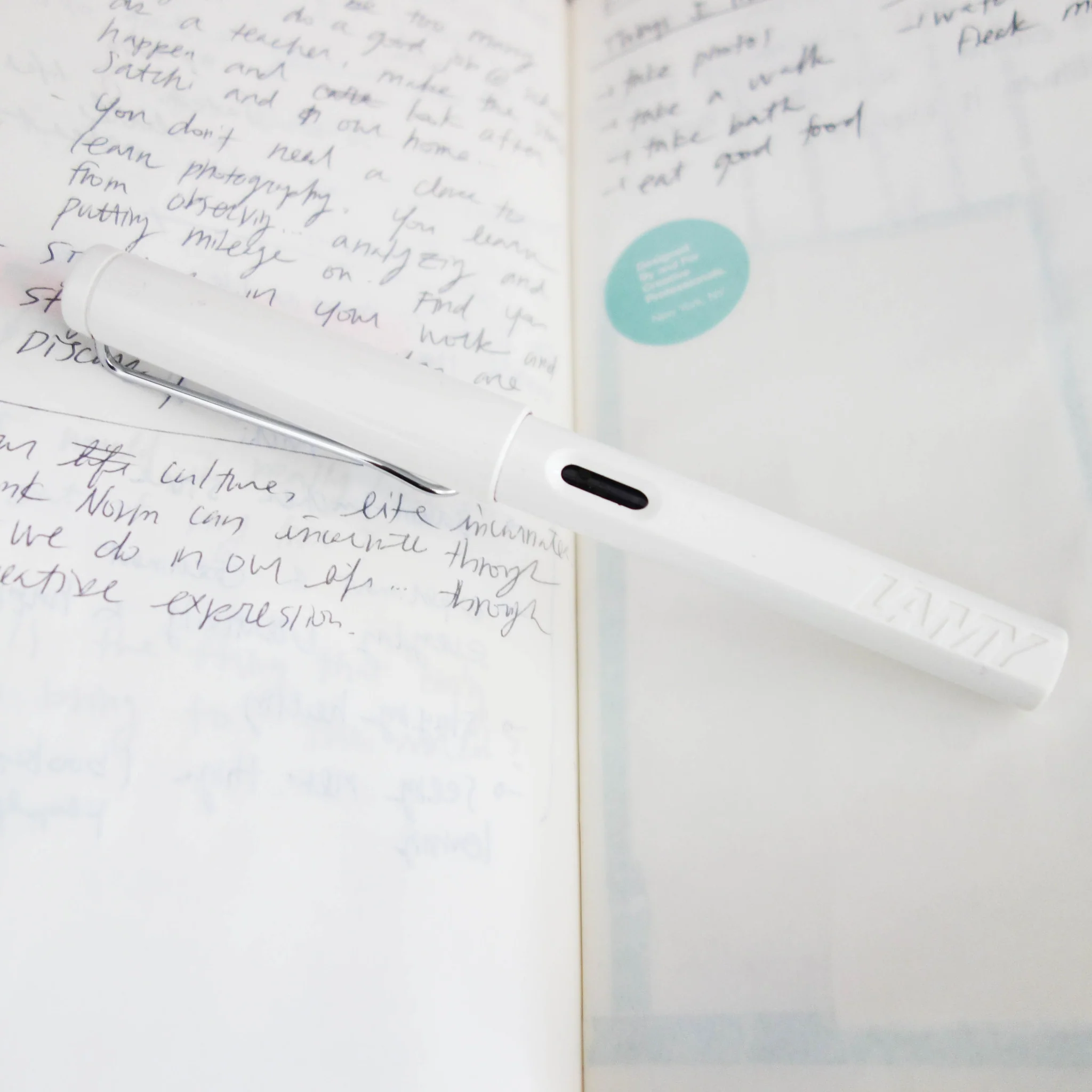 [Lamy Fountain Pen] Safari "White" - Image 15