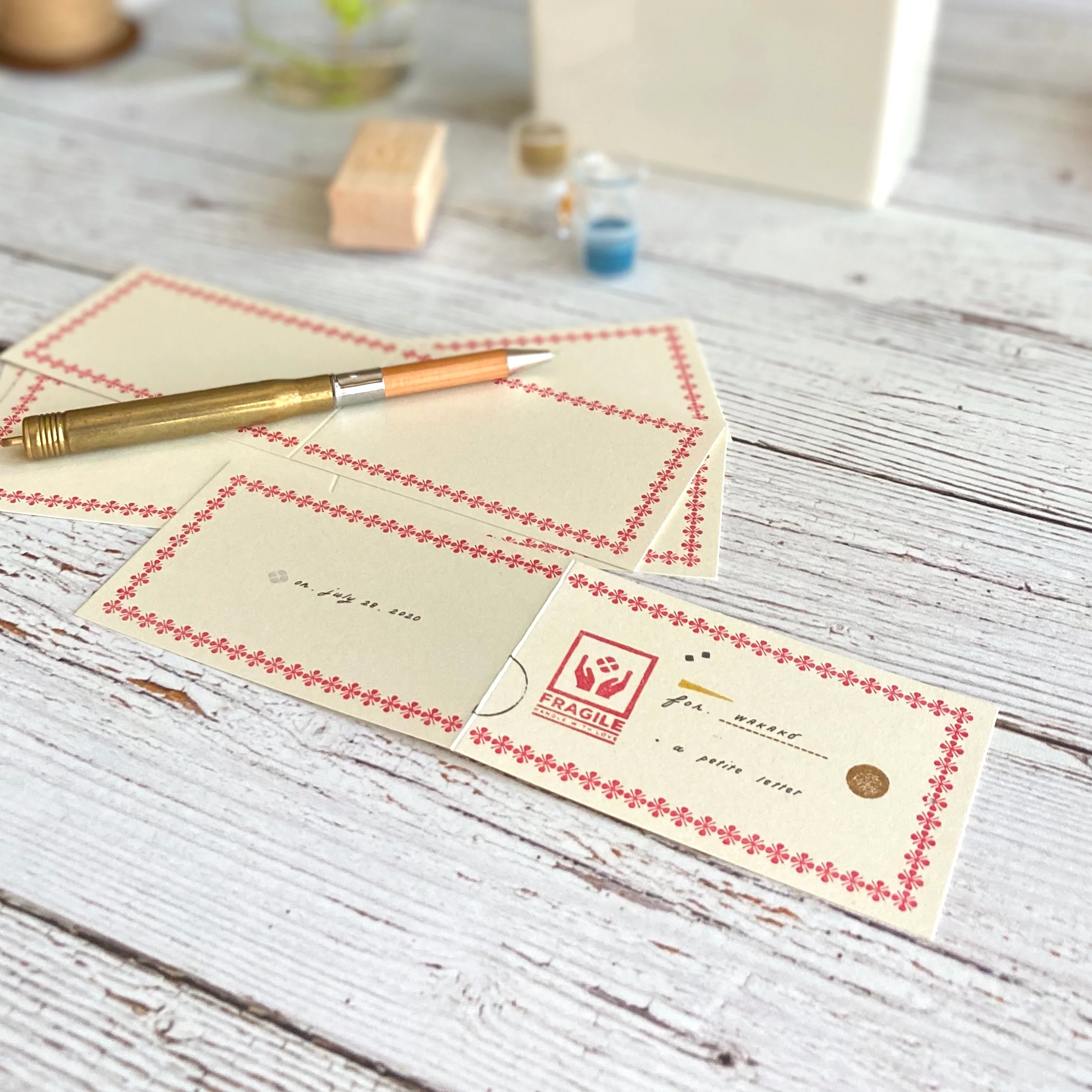 [Classiky]Letterpress Folded Memo Card - Image 7