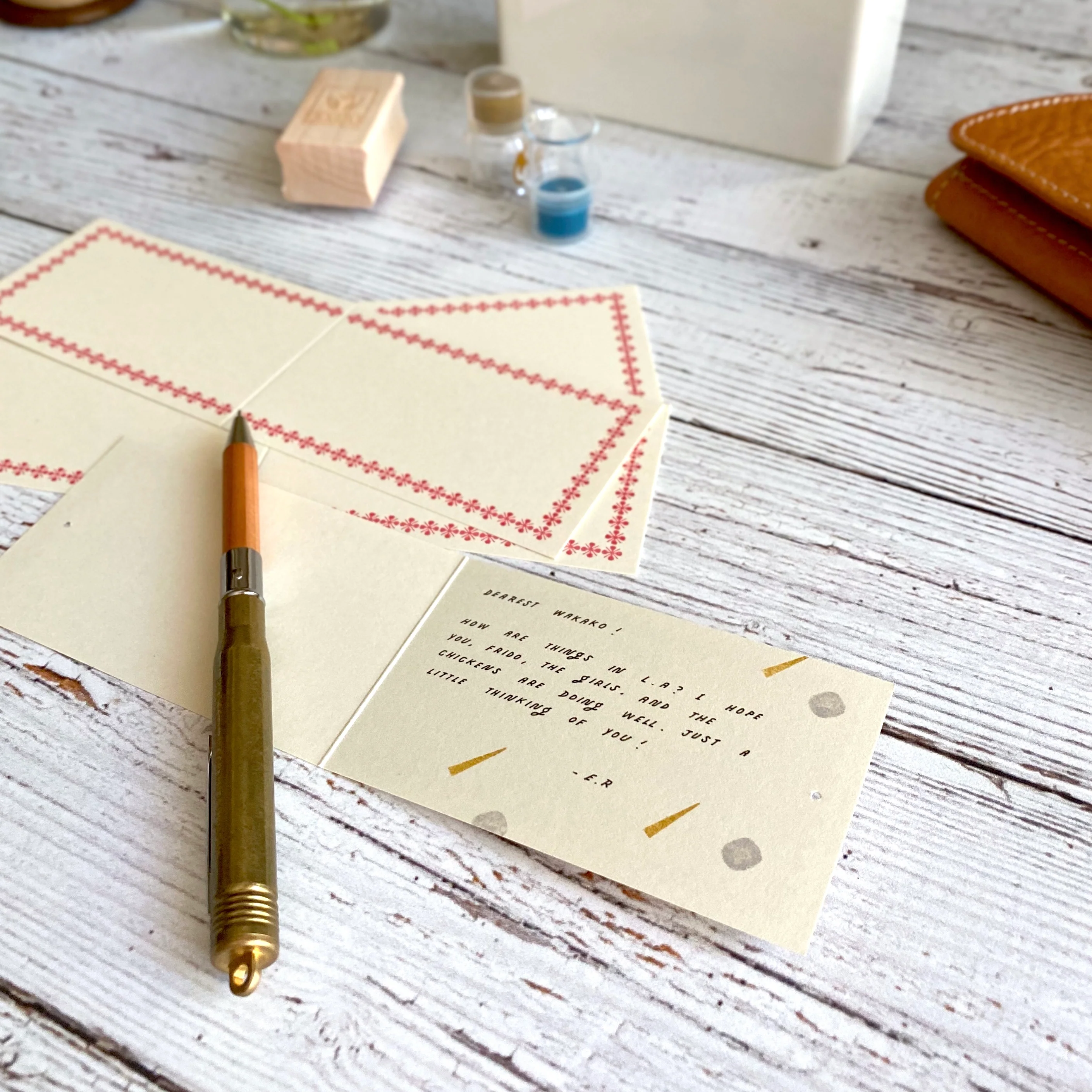 [Classiky]Letterpress Folded Memo Card - Image 9