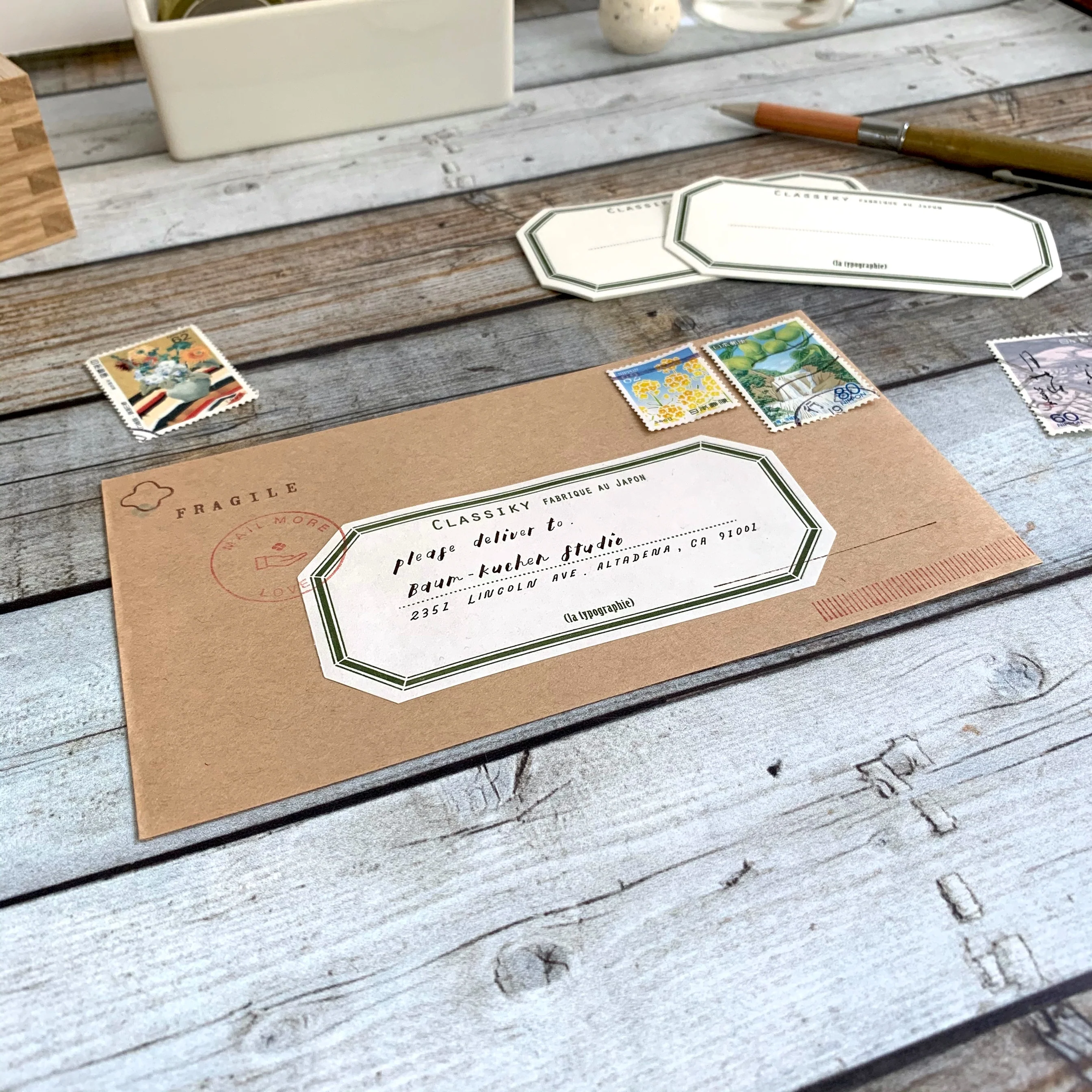 [Classiky] Letterpress Gummed Label - Image 5