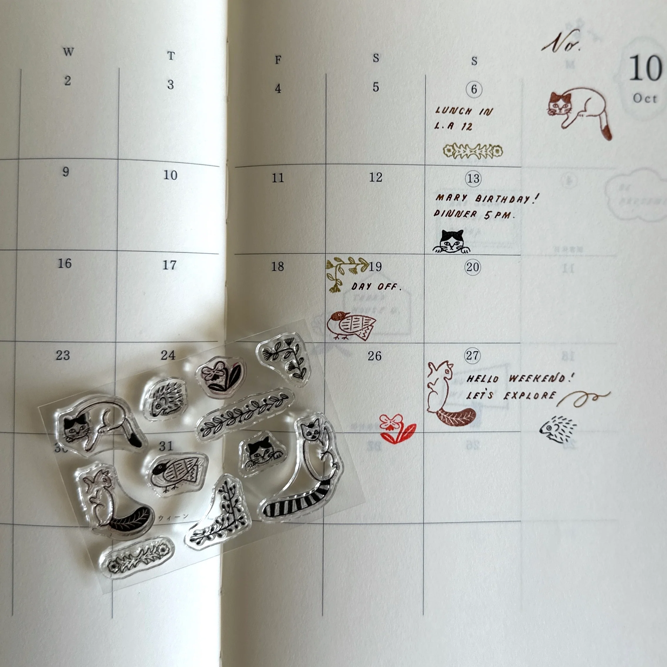[Mizushima Clear Stamps] Small Animals - Image 3