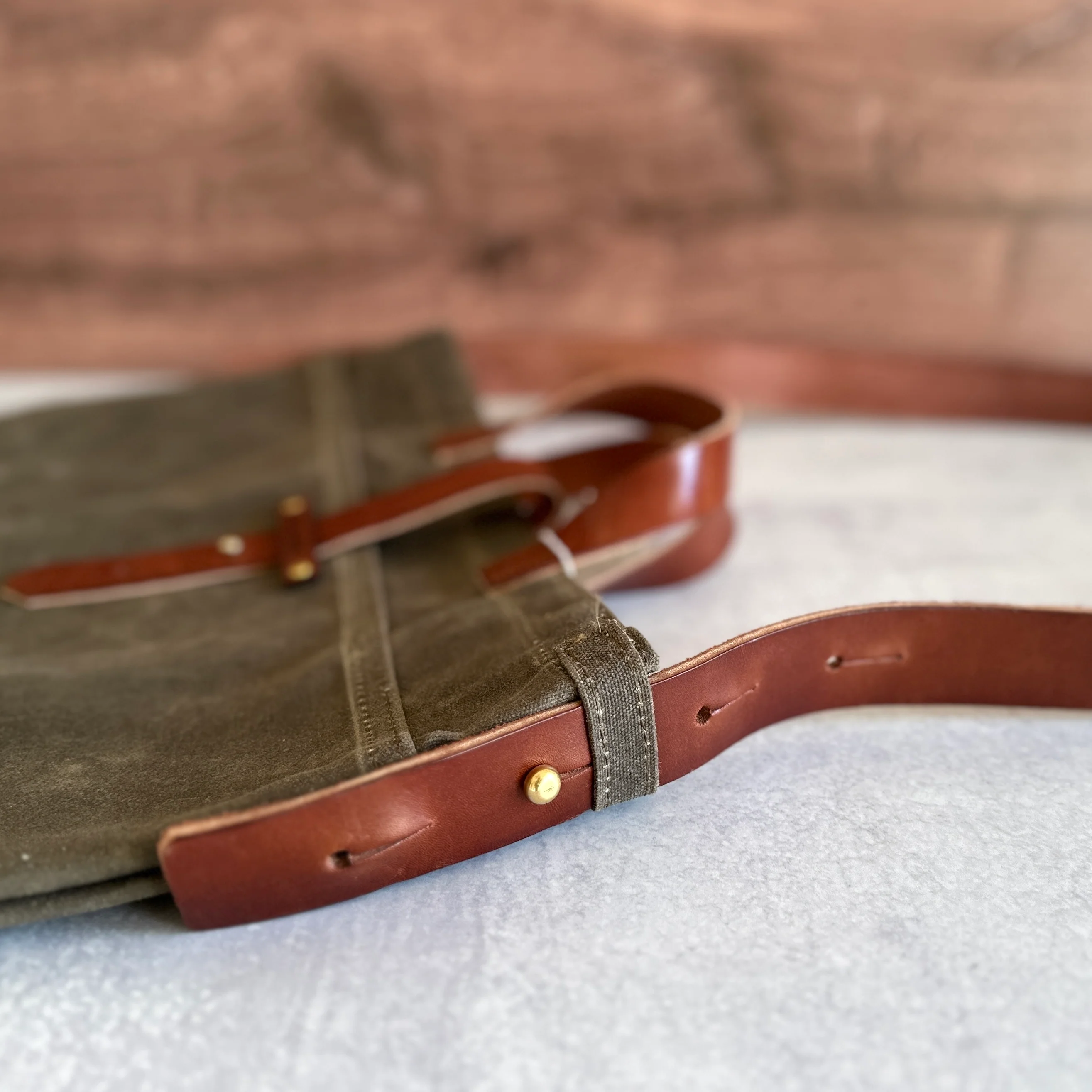 [Peg and Awl ] Waxed Canvas Tote - Image 18