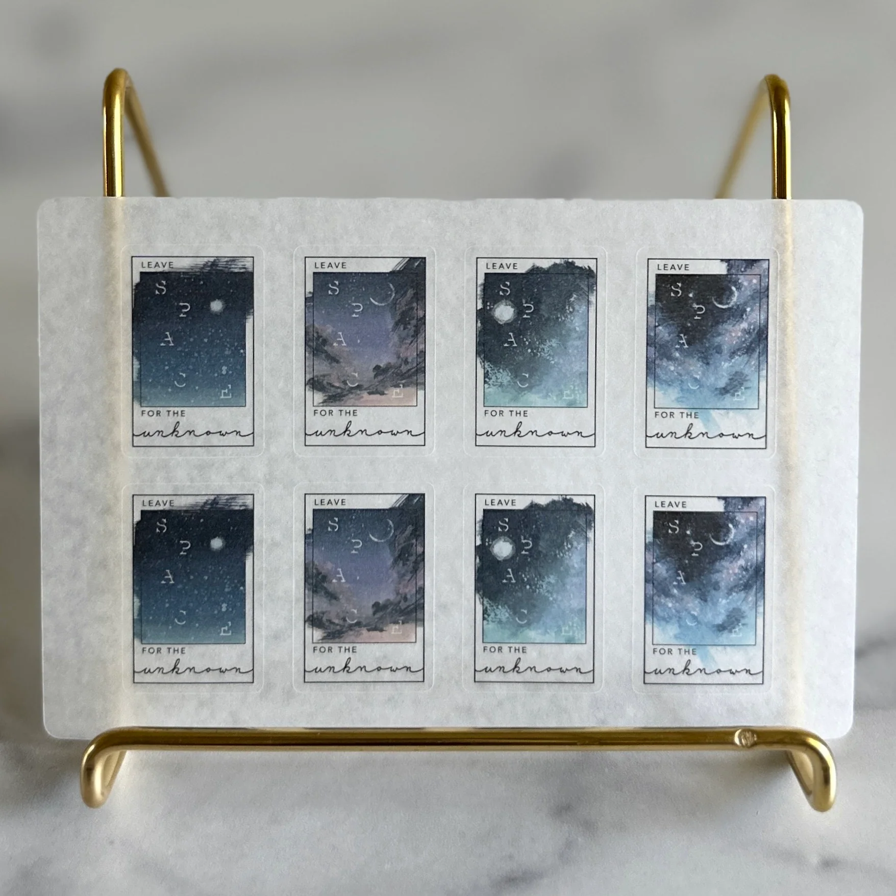 [BK Original Sticker] Leave Space for the Unknown (2 sticker sheets) - Image 10