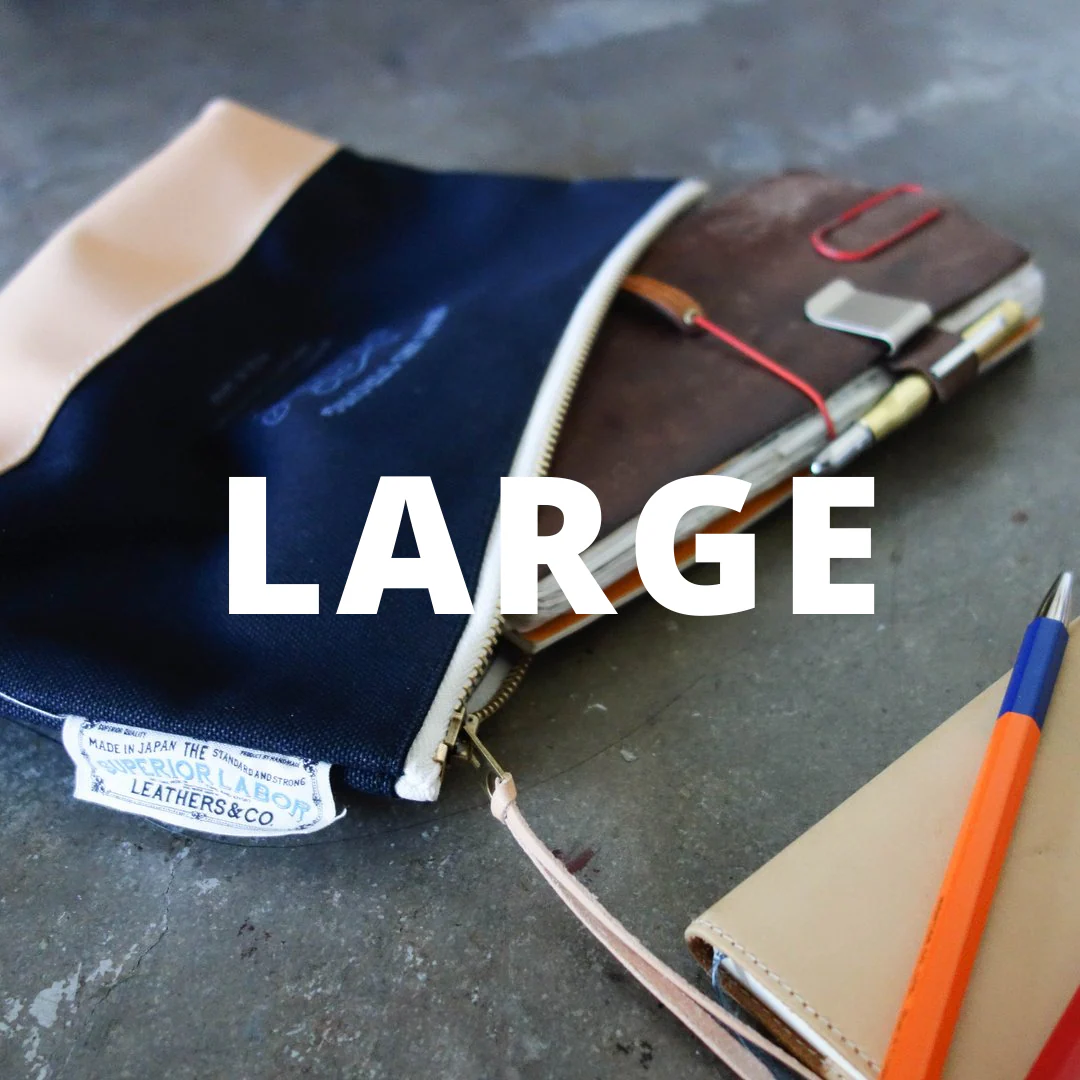 [TSL] Engineer Pouch // Black canvas w/nude leather - Image 13