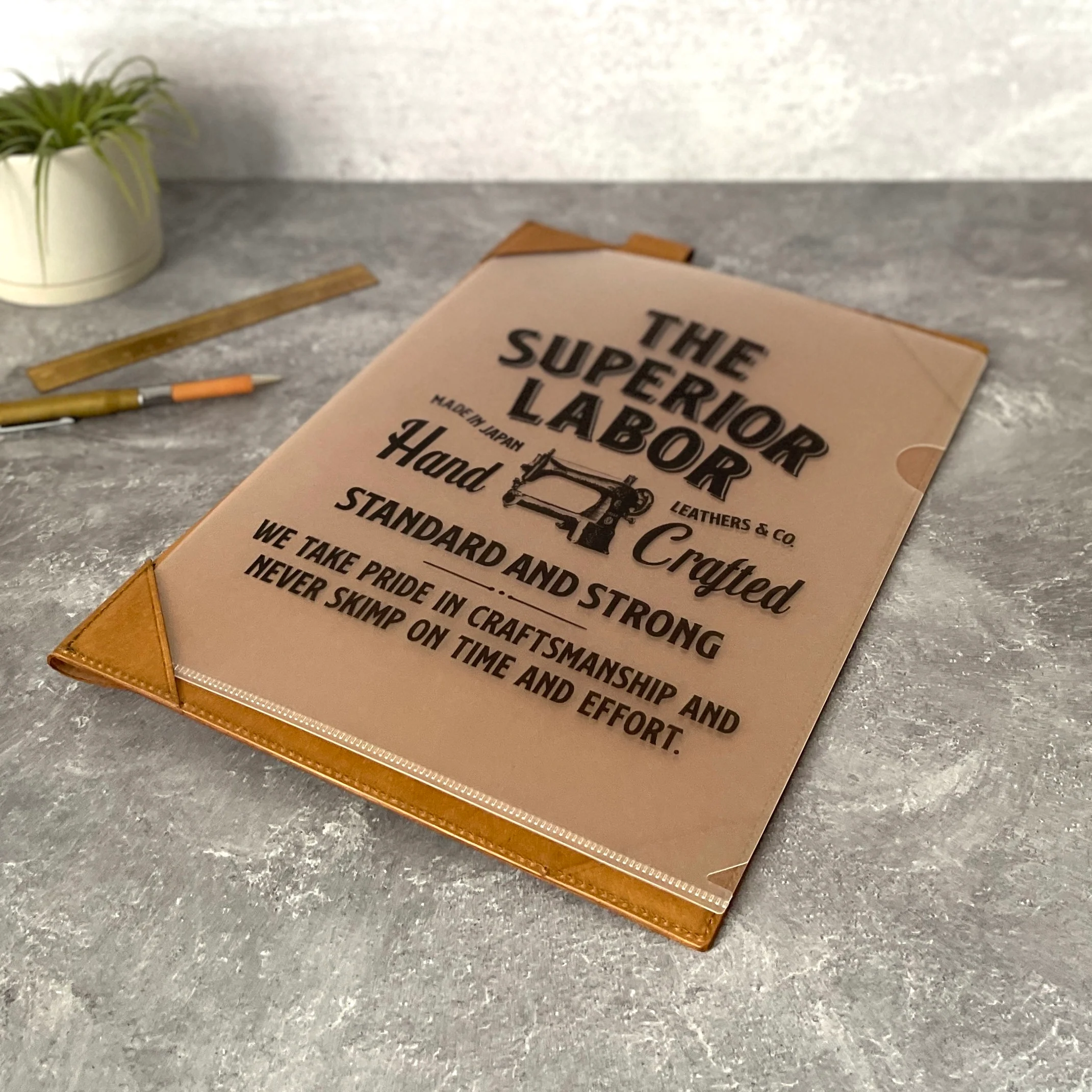[TSL] Recycled Leather Document Case - Image 3