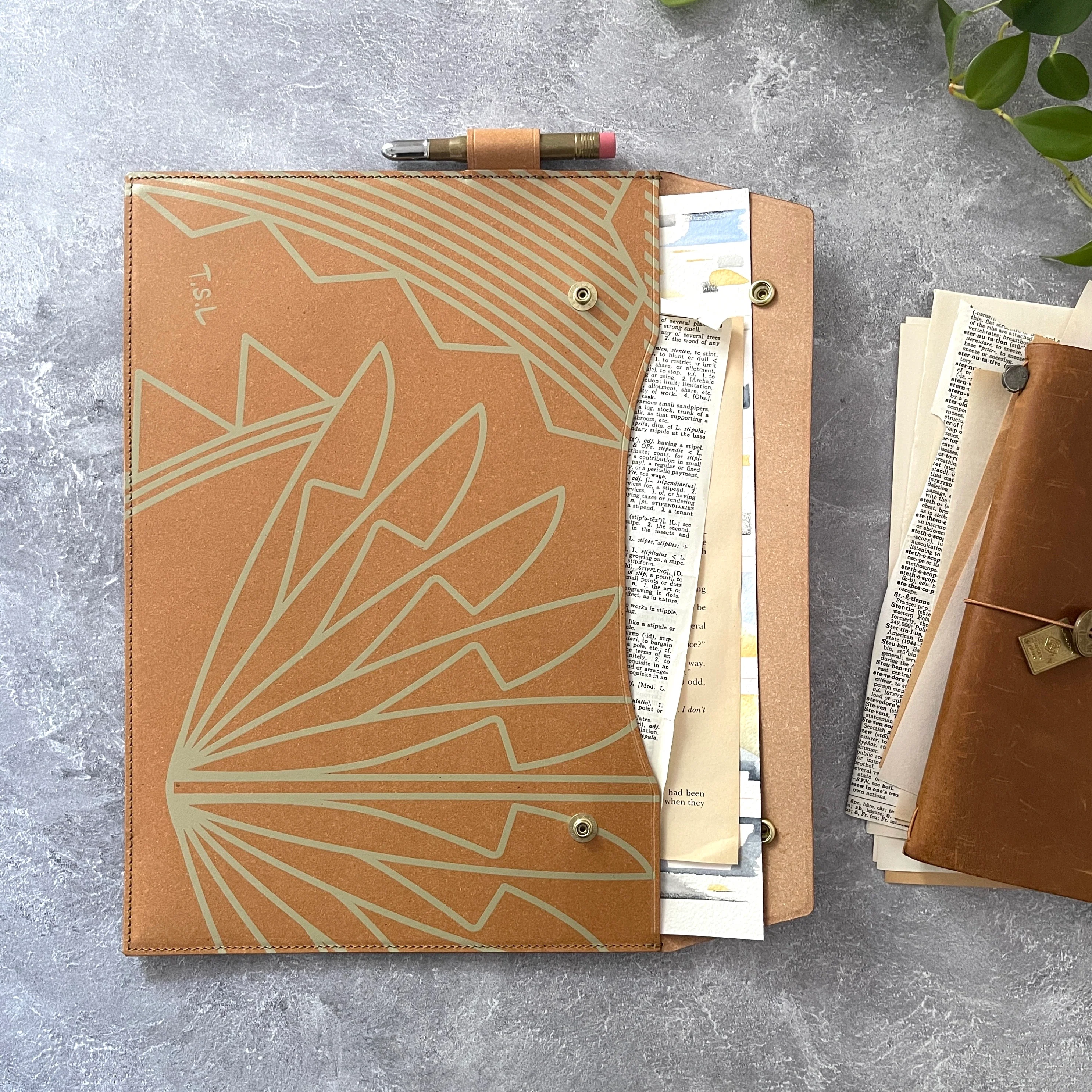 [TSL] Recycled Leather Document Case - Image 4
