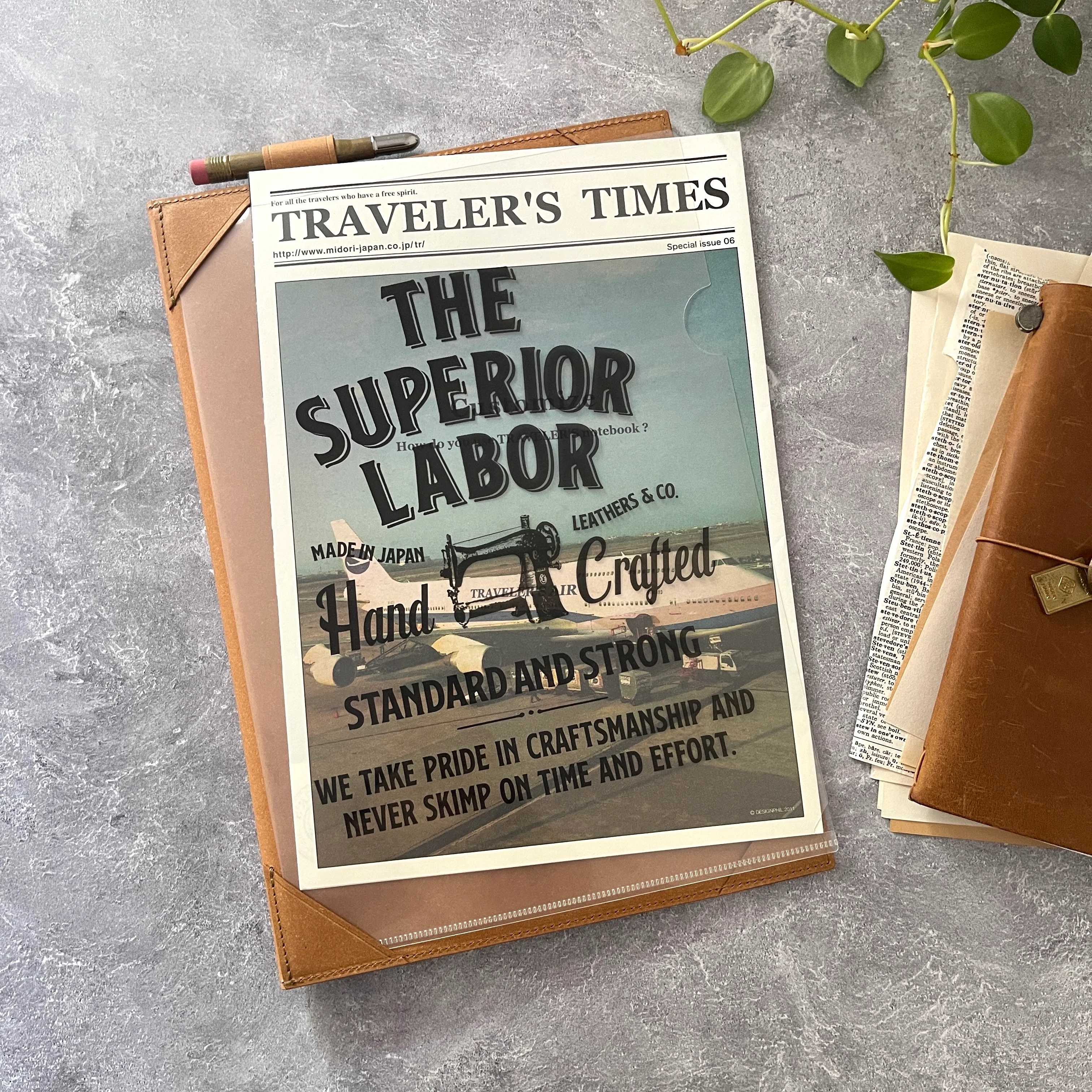 [TSL] Recycled Leather Document Case - Image 6