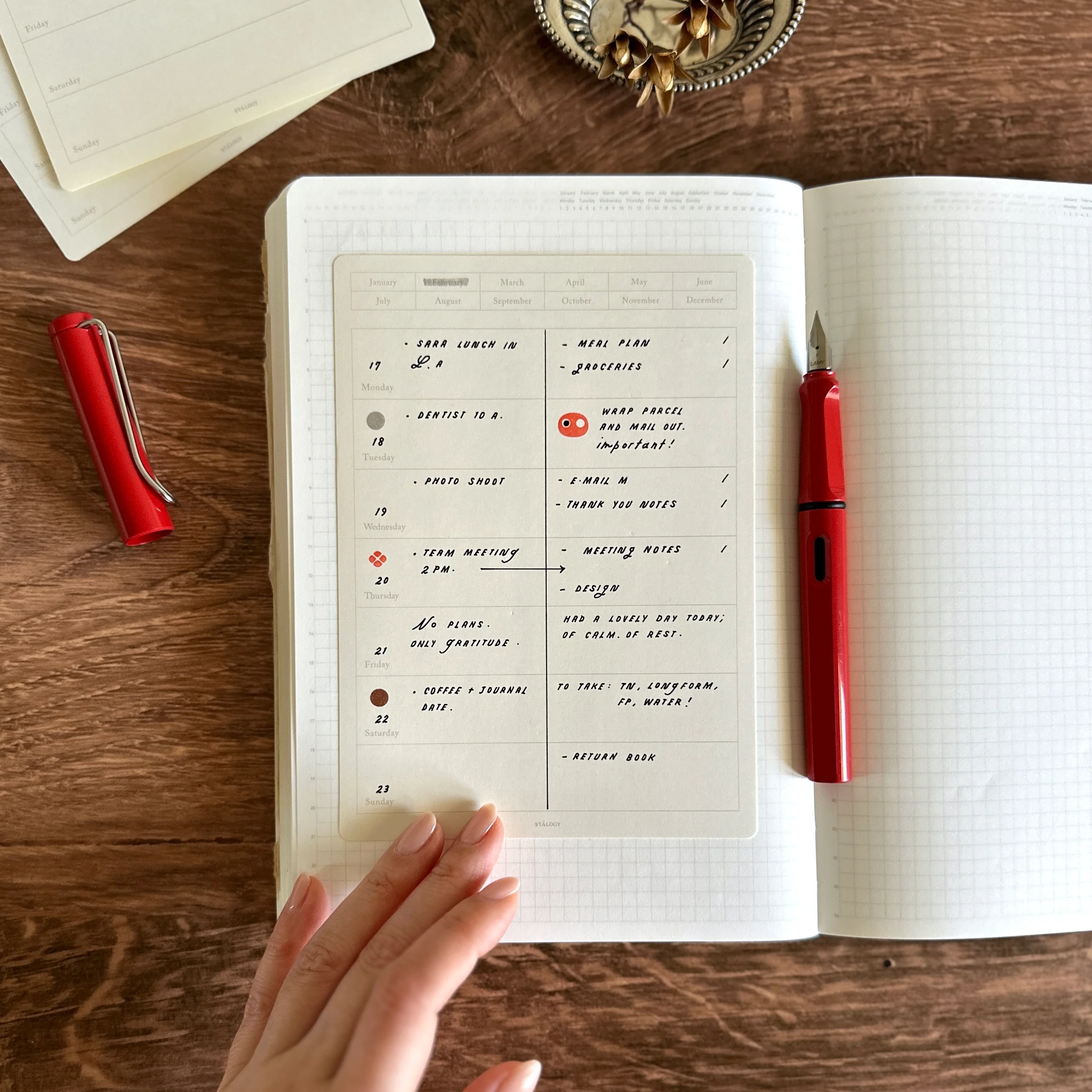 [Stalogy Sticker] Weekly Calendar