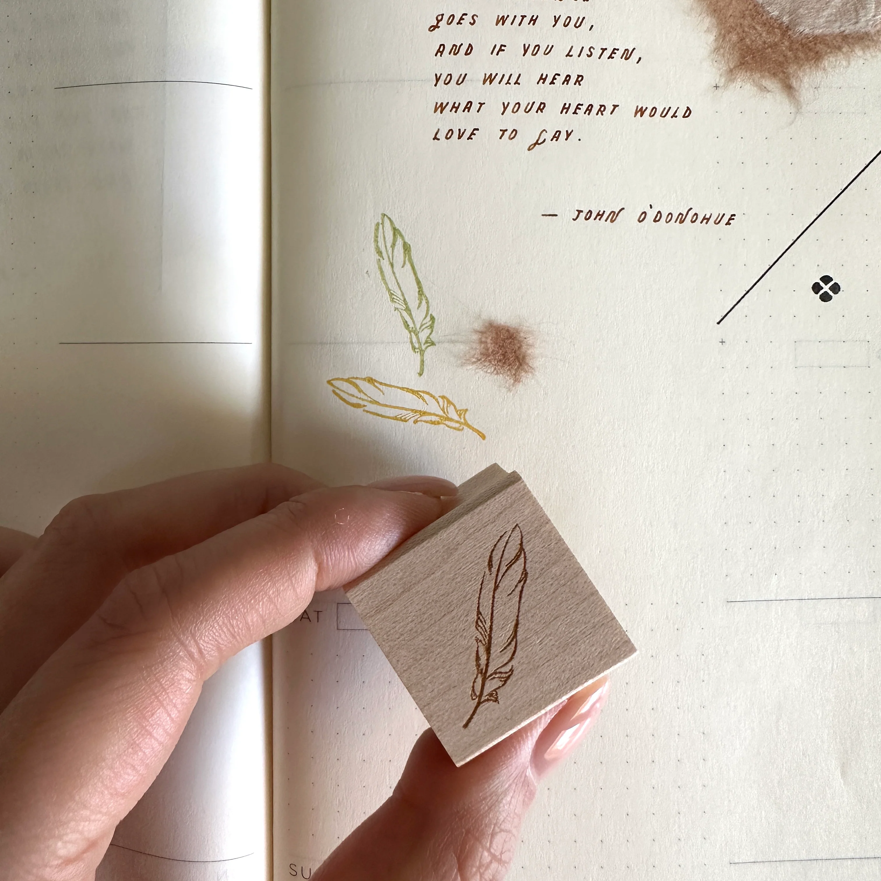 [BK Original Stamp] Feather - Image 2