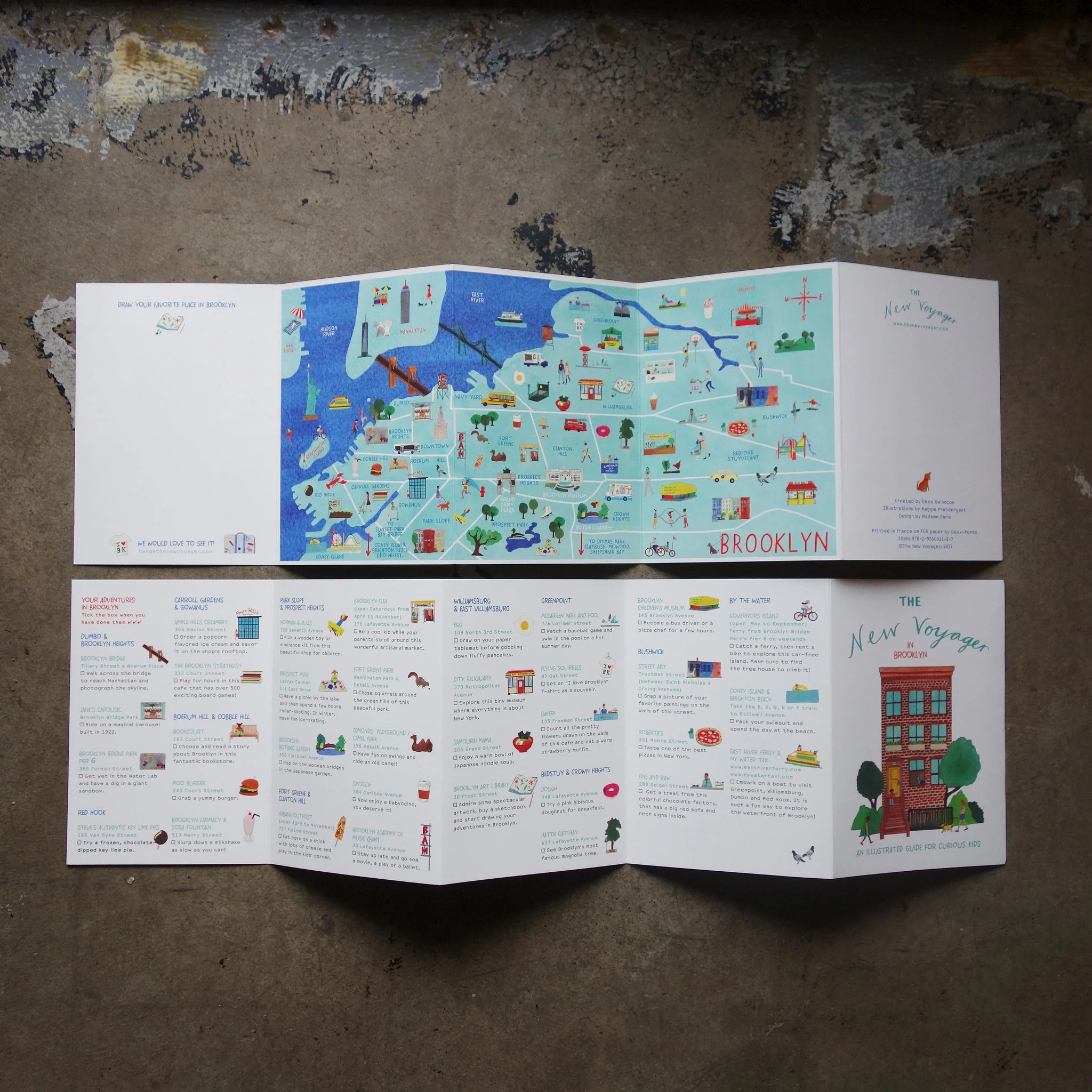 The New Voyager Map for Kids who Travel / Brooklyn - Image 2