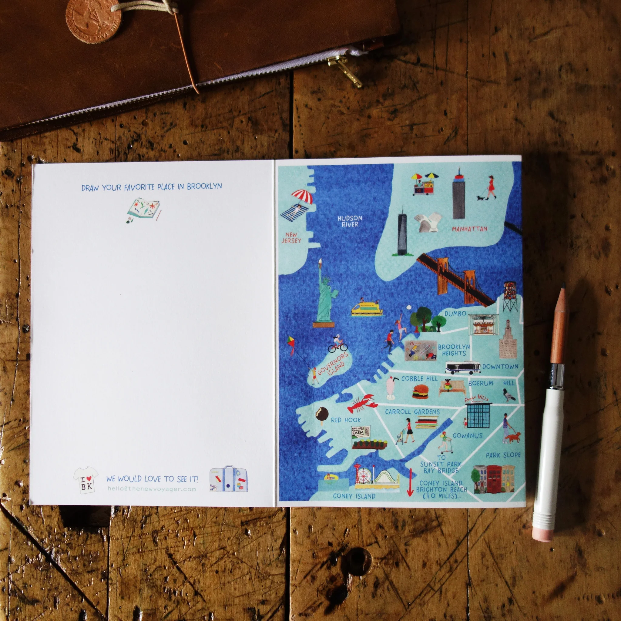 The New Voyager Map for Kids who Travel / Brooklyn - Image 3