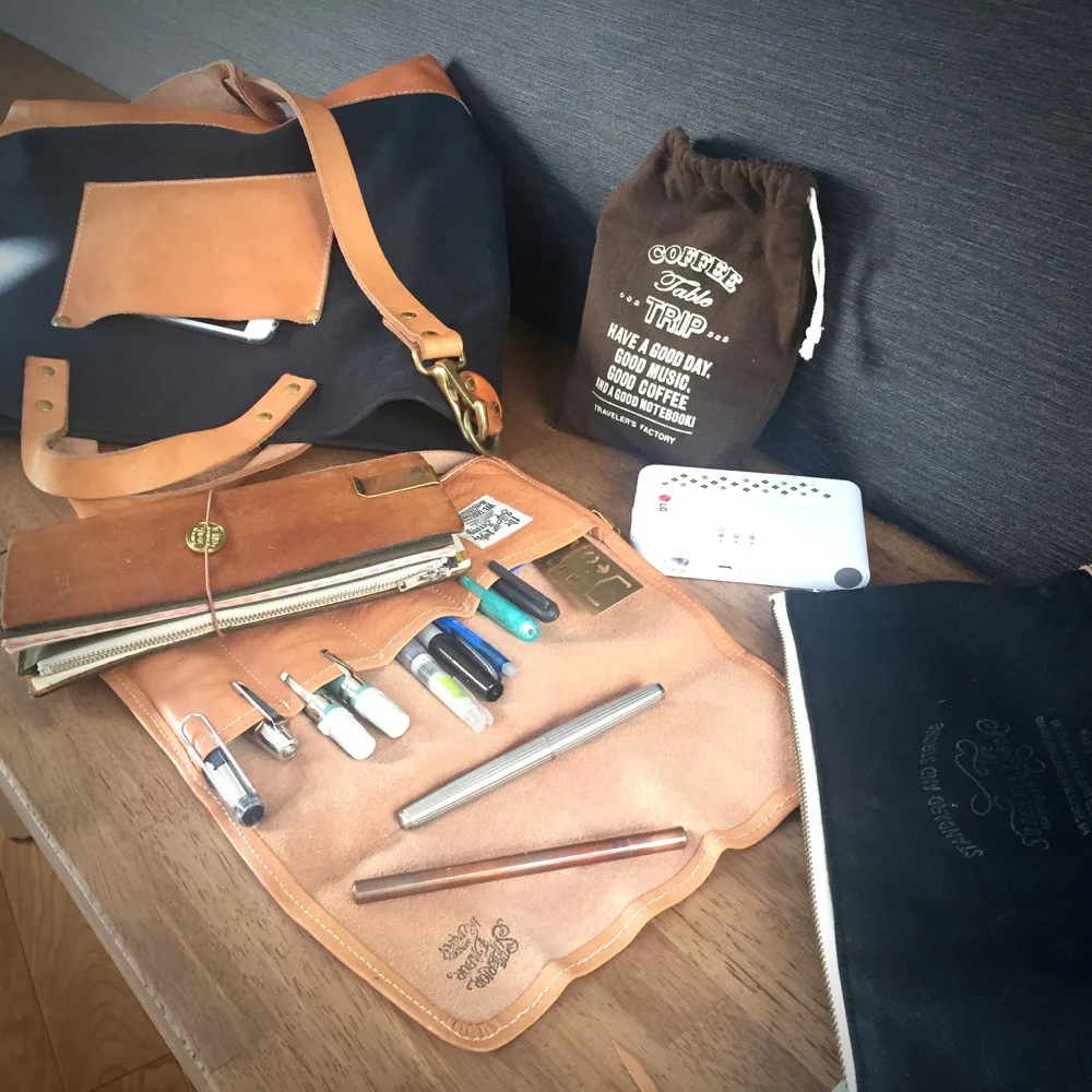 [TSL] Leather Pen Roll - Image 11