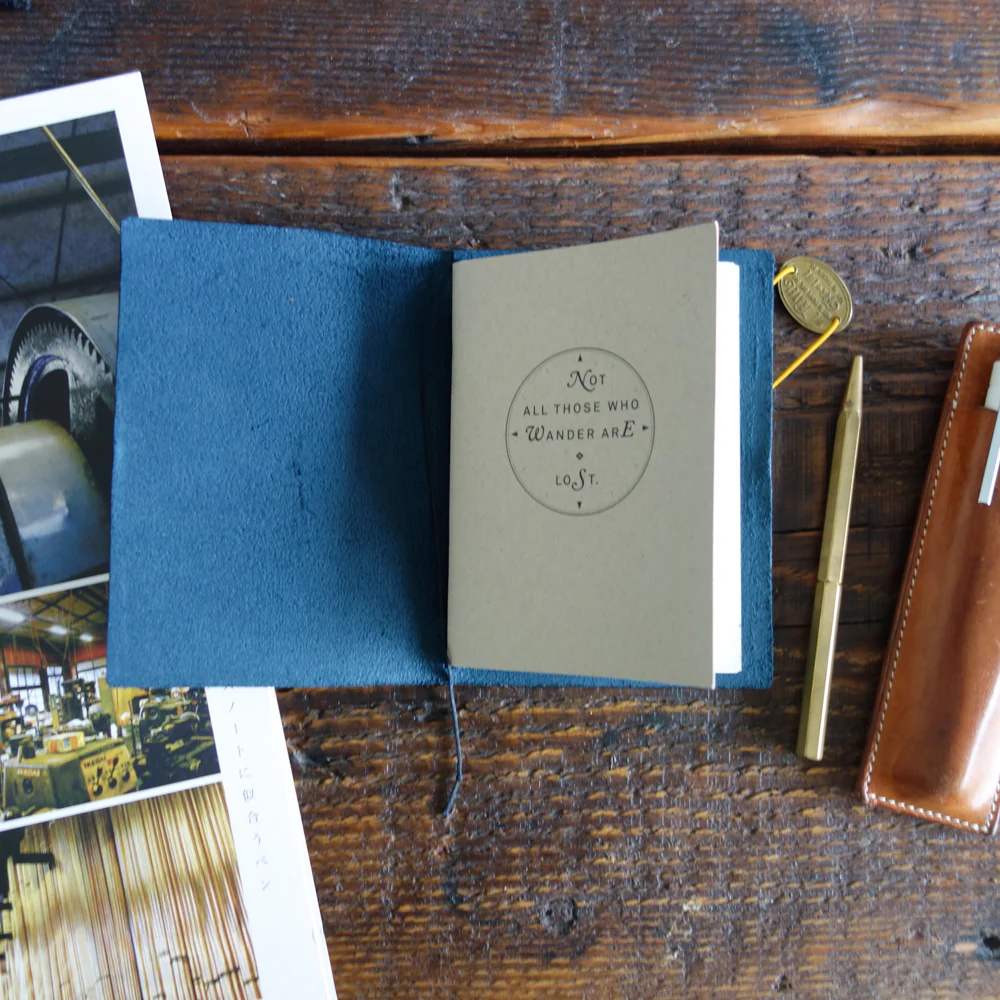 [TRC] Traveler's Notebook // Blue (PASSPORT) - Image 7