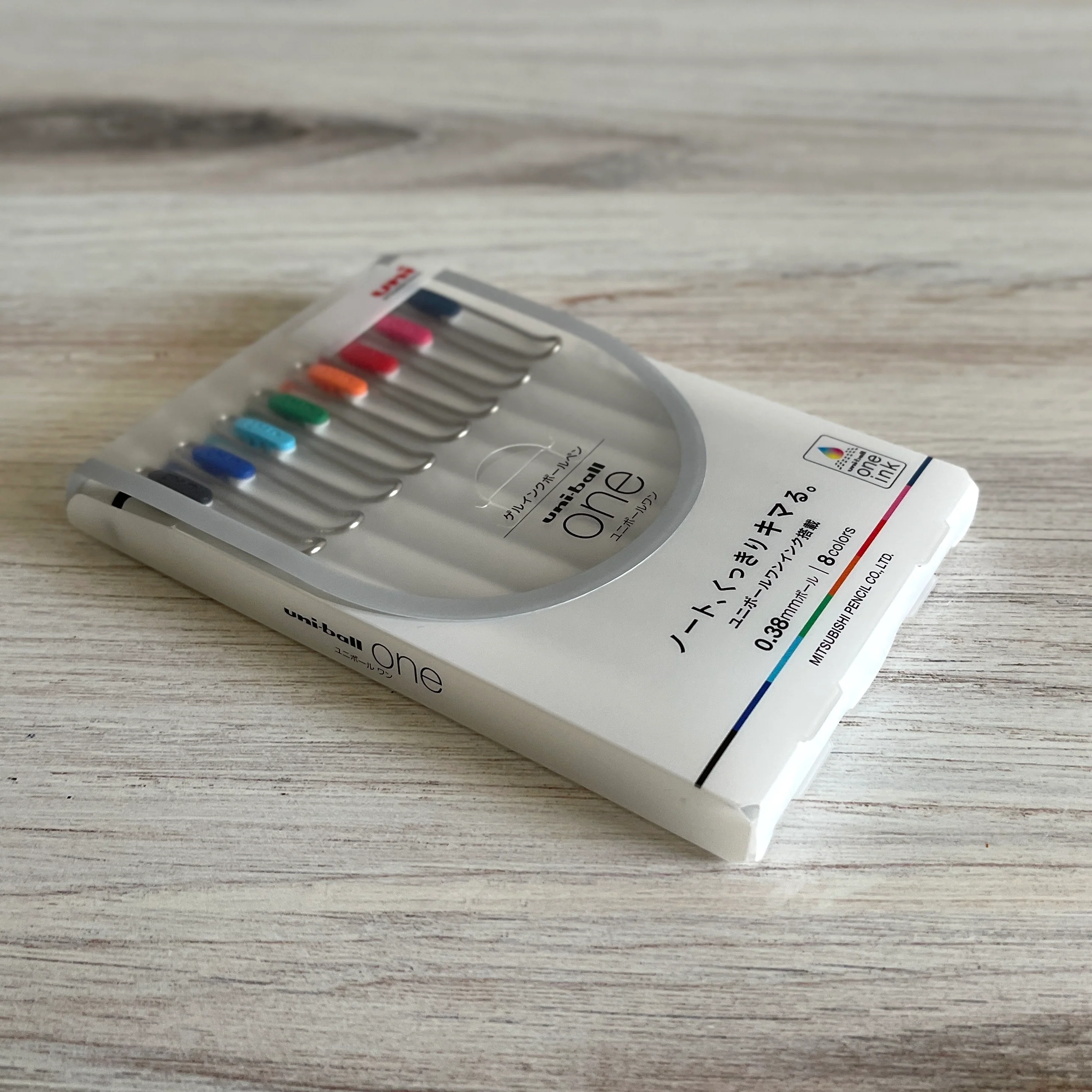 [Uni-Ball One] Gel Pen // 0.38 mm (8 Color Set) - Image 5