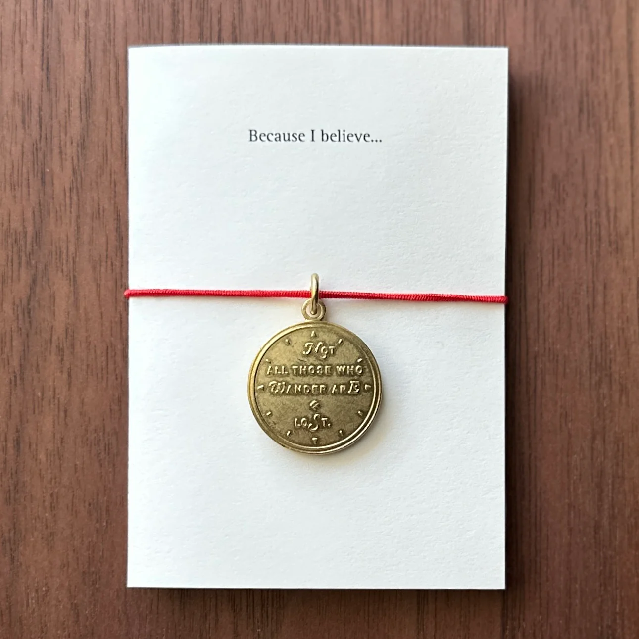 [BK Original Brass Charm] Not All Those Who Wander are Lost - Image 10