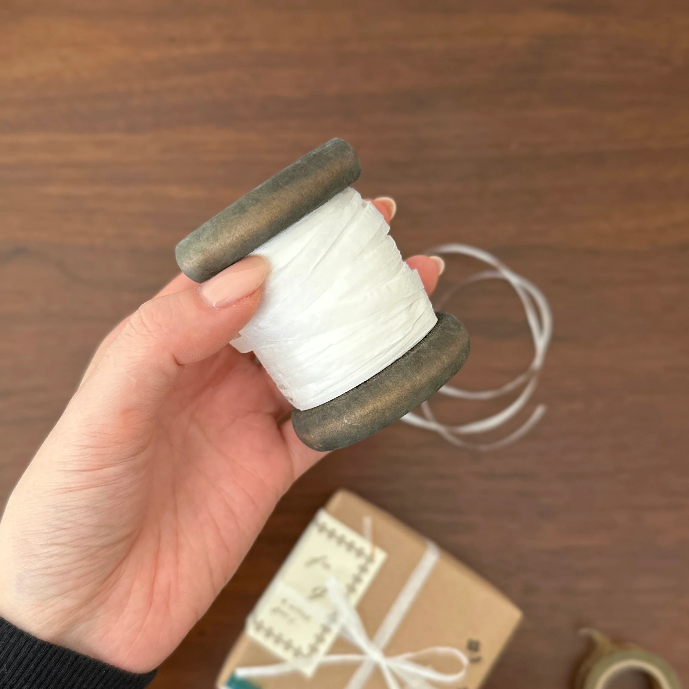 [Paper Twine] White Paper Ribbon - Image 8