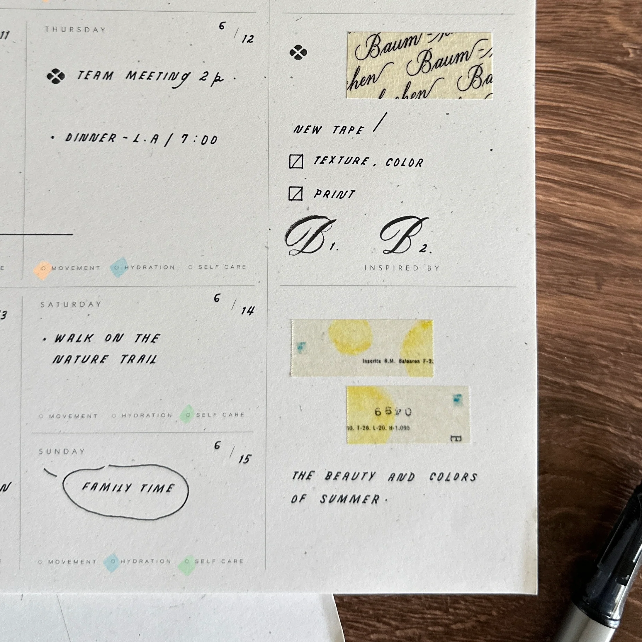 [Wilde House Paper] Weekly List Pad - Image 11