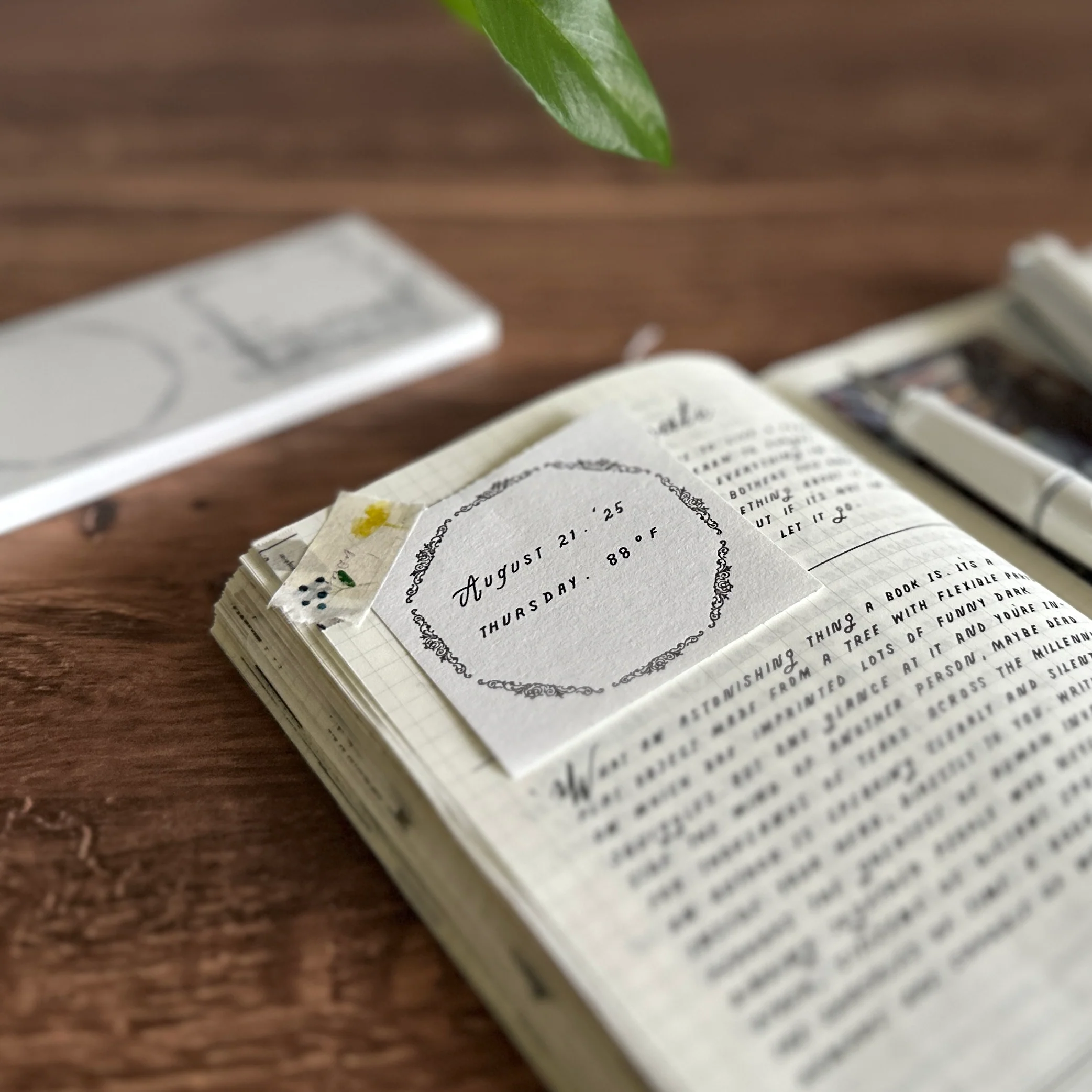 [Yohaku Letterpress Memo Pad] Collection - Image 3