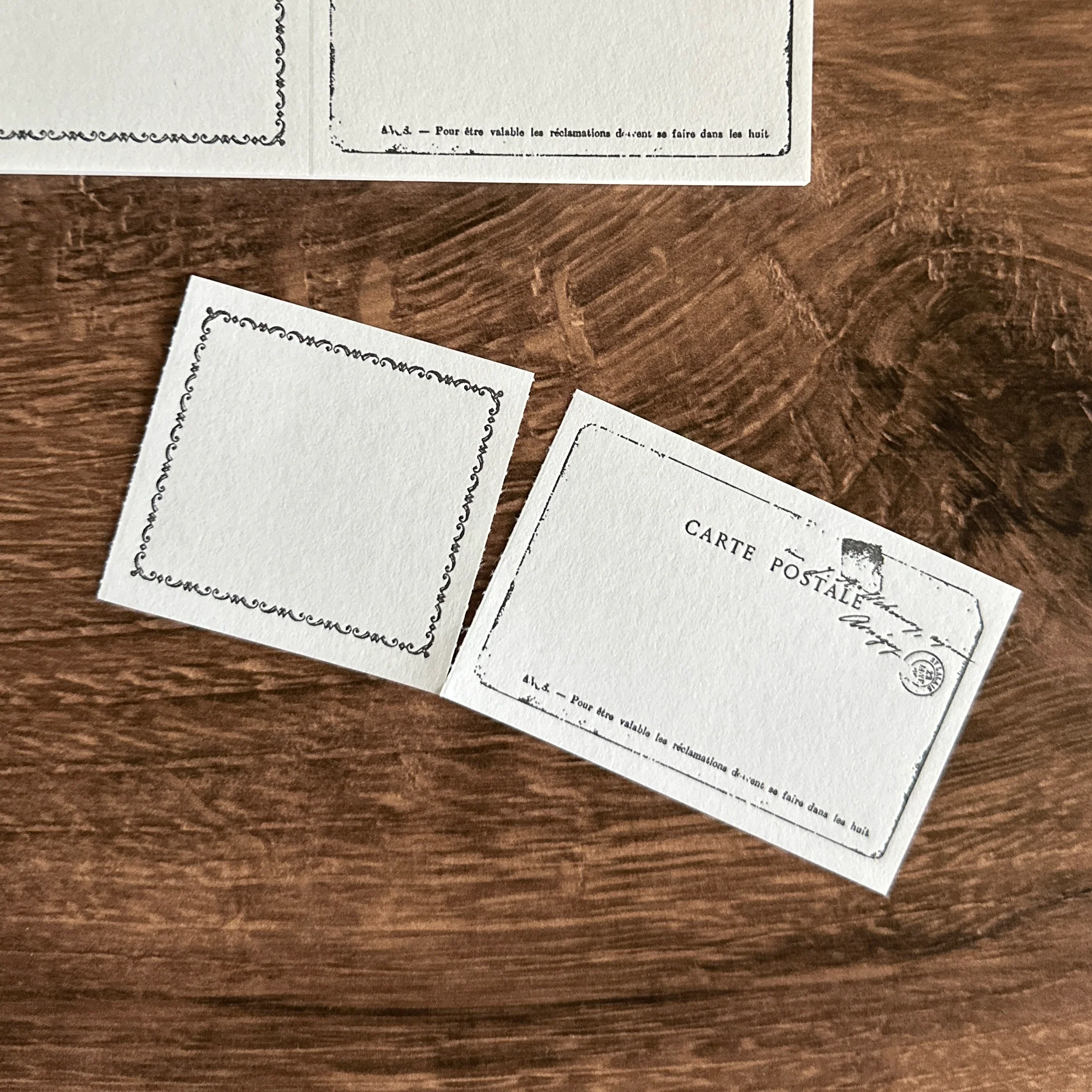 [Yohaku Letterpress Memo Pad] Letter - Image 5