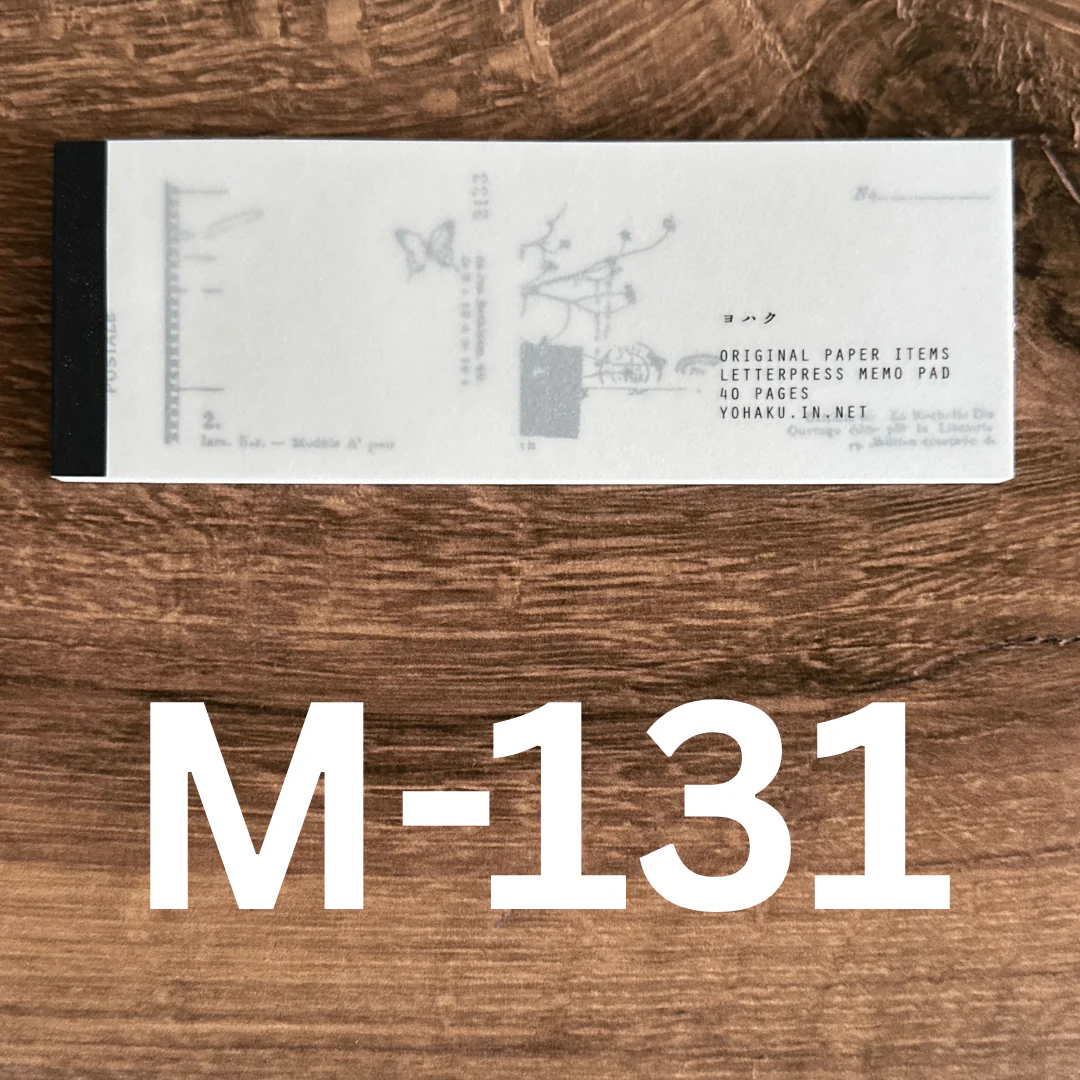 [Yohaku Letterpress Memo Pad] Nostalgy - Image 10