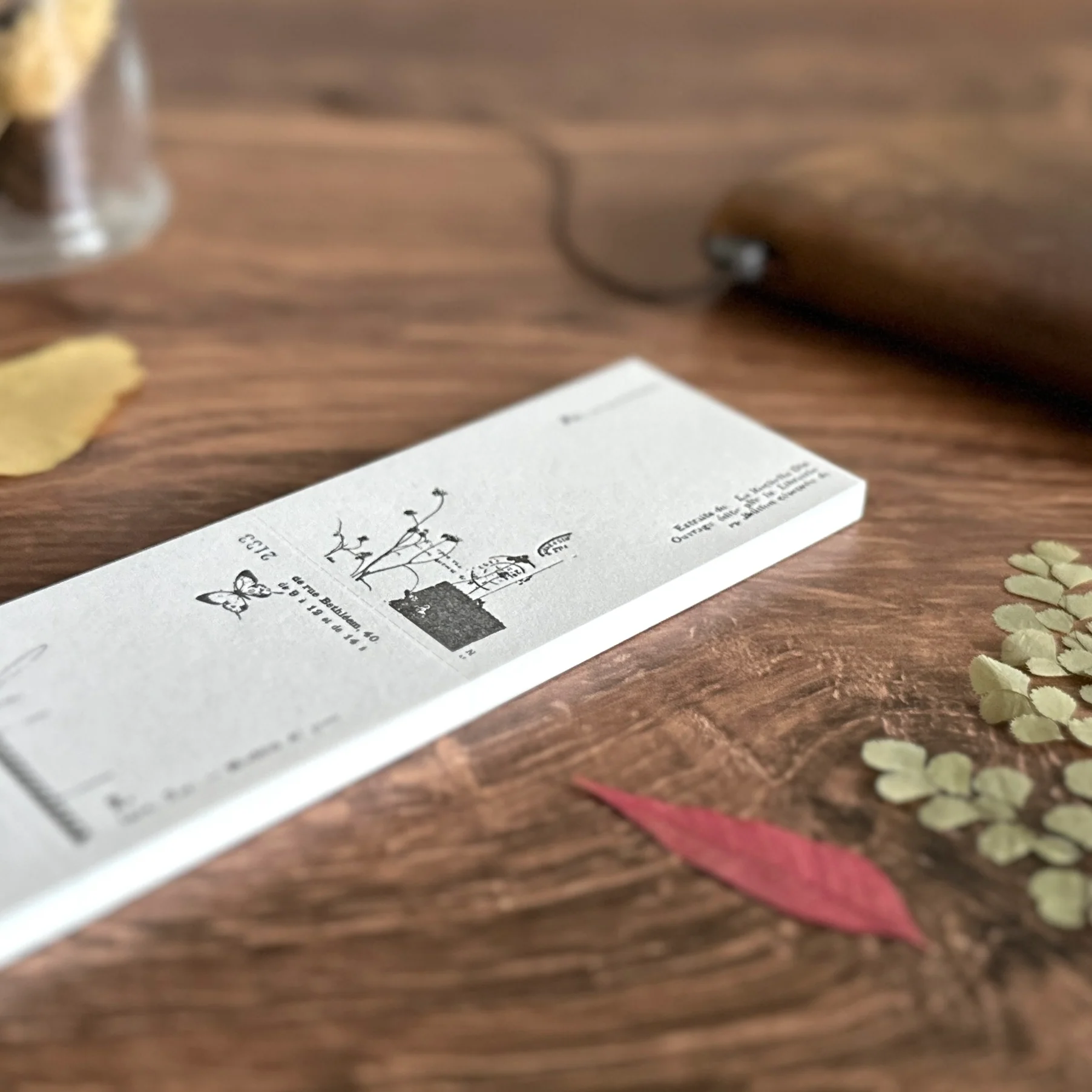 [Yohaku Letterpress Memo Pad] Nostalgy - Image 3