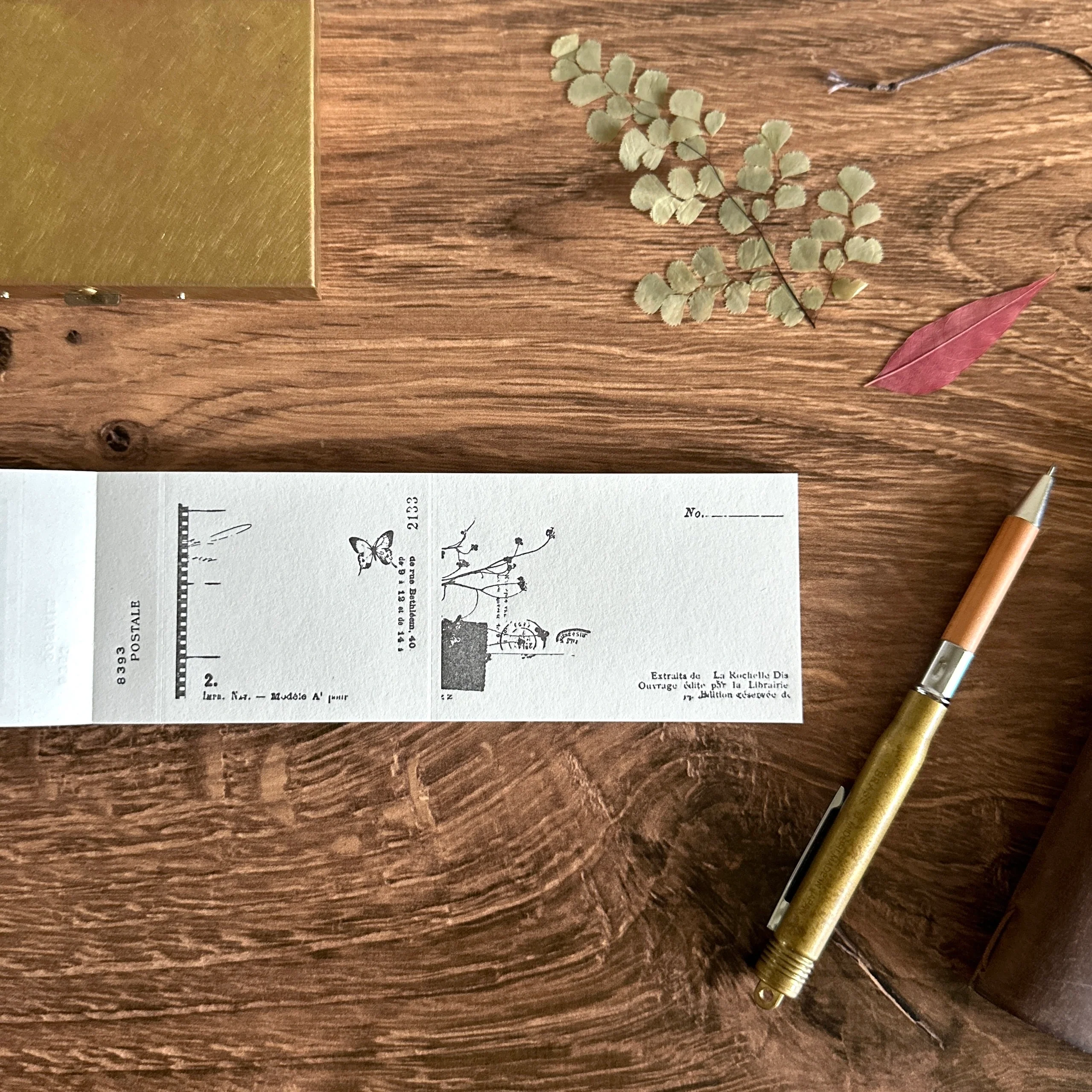 [Yohaku Letterpress Memo Pad] Nostalgy - Image 4