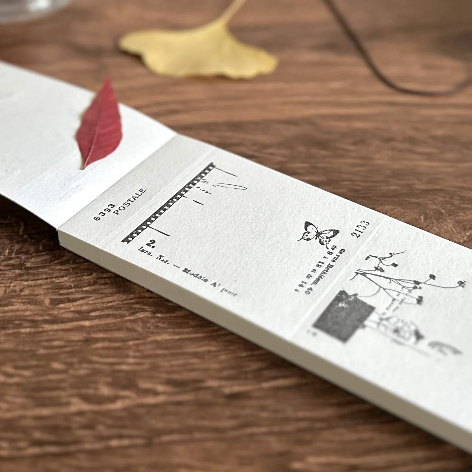 [Yohaku Letterpress Memo Pad] Nostalgy - Image 5