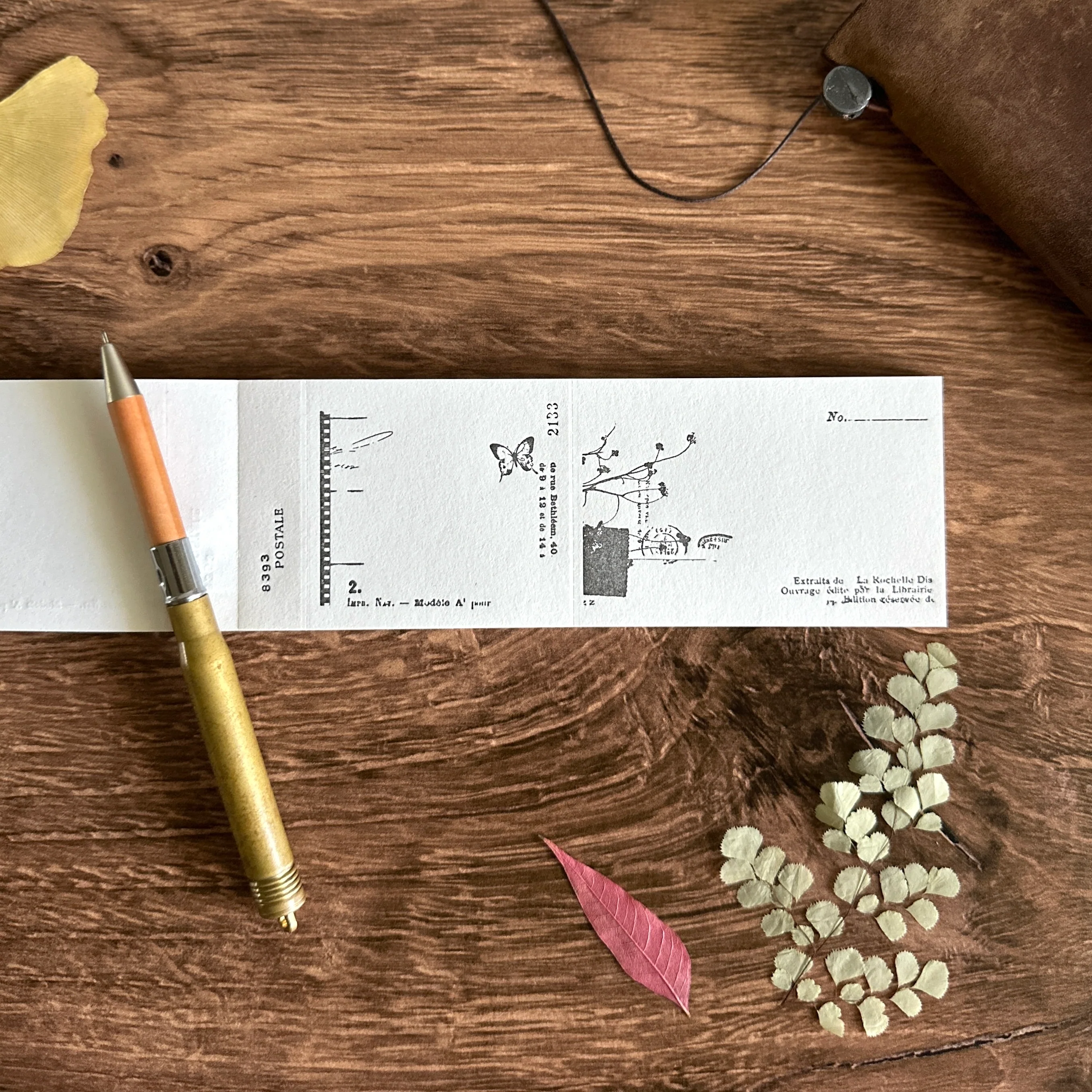 [Yohaku Letterpress Memo Pad] Nostalgy - Image 7