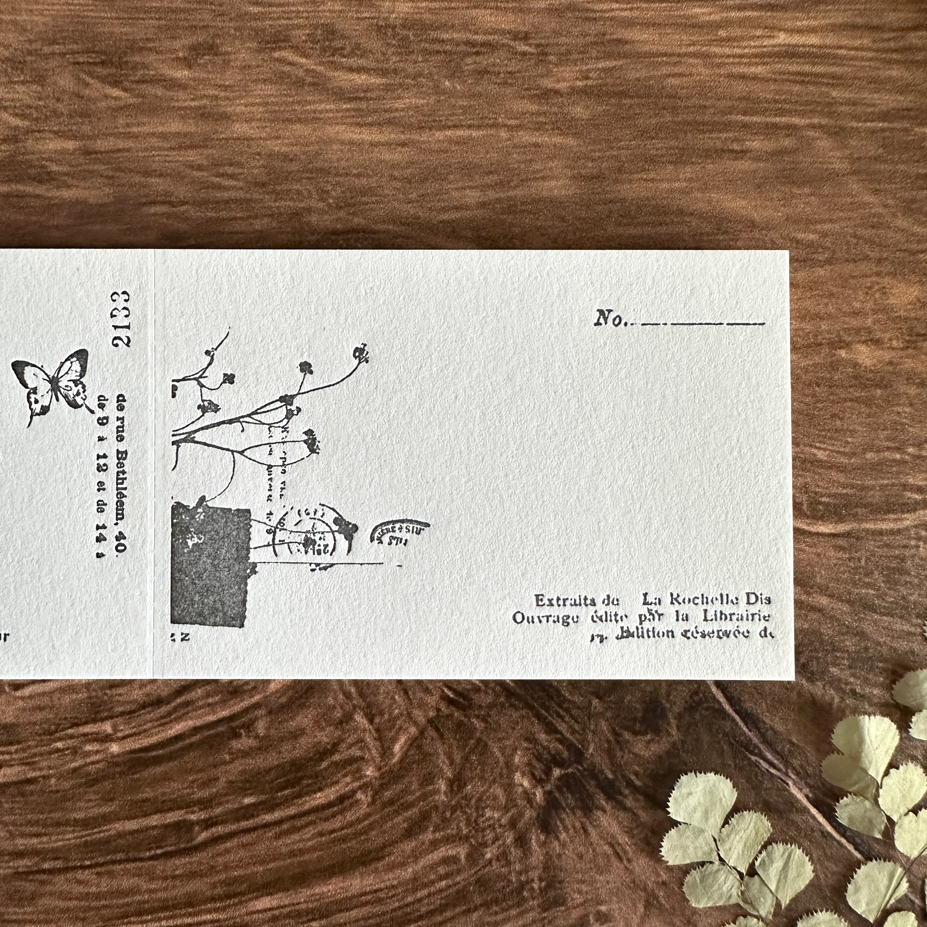 [Yohaku Letterpress Memo Pad] Nostalgy - Image 8