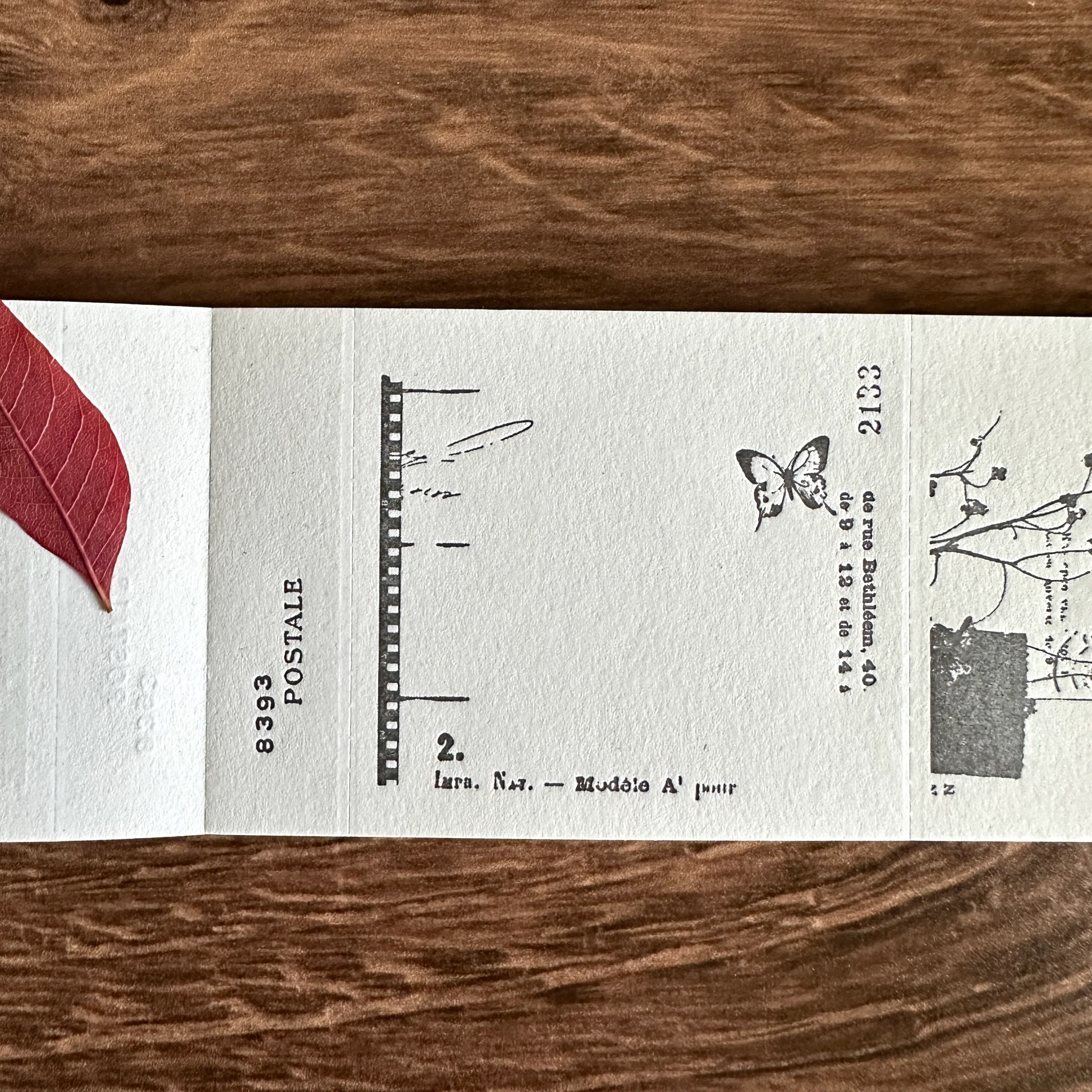 [Yohaku Letterpress Memo Pad] Nostalgy - Image 9